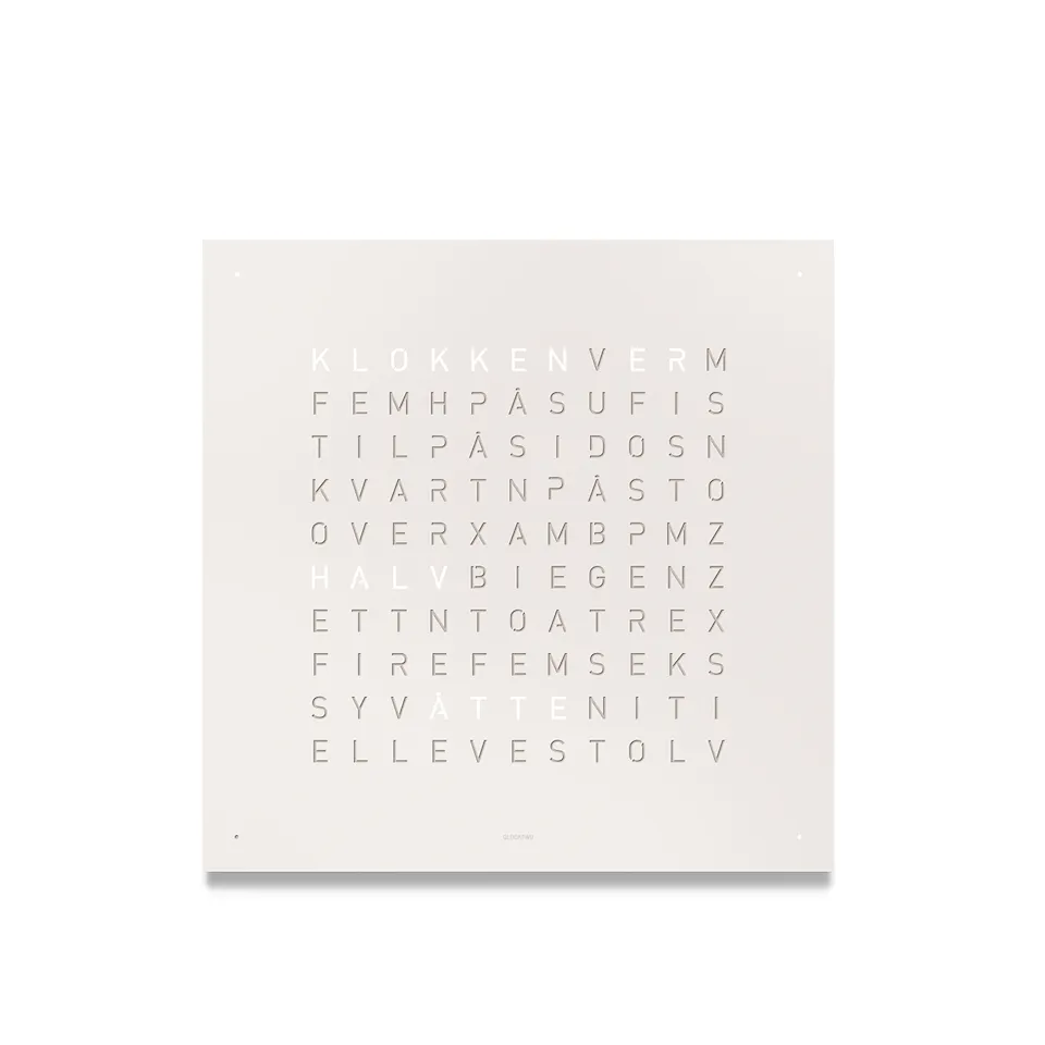 Qlocktwo Classic - White Pepper