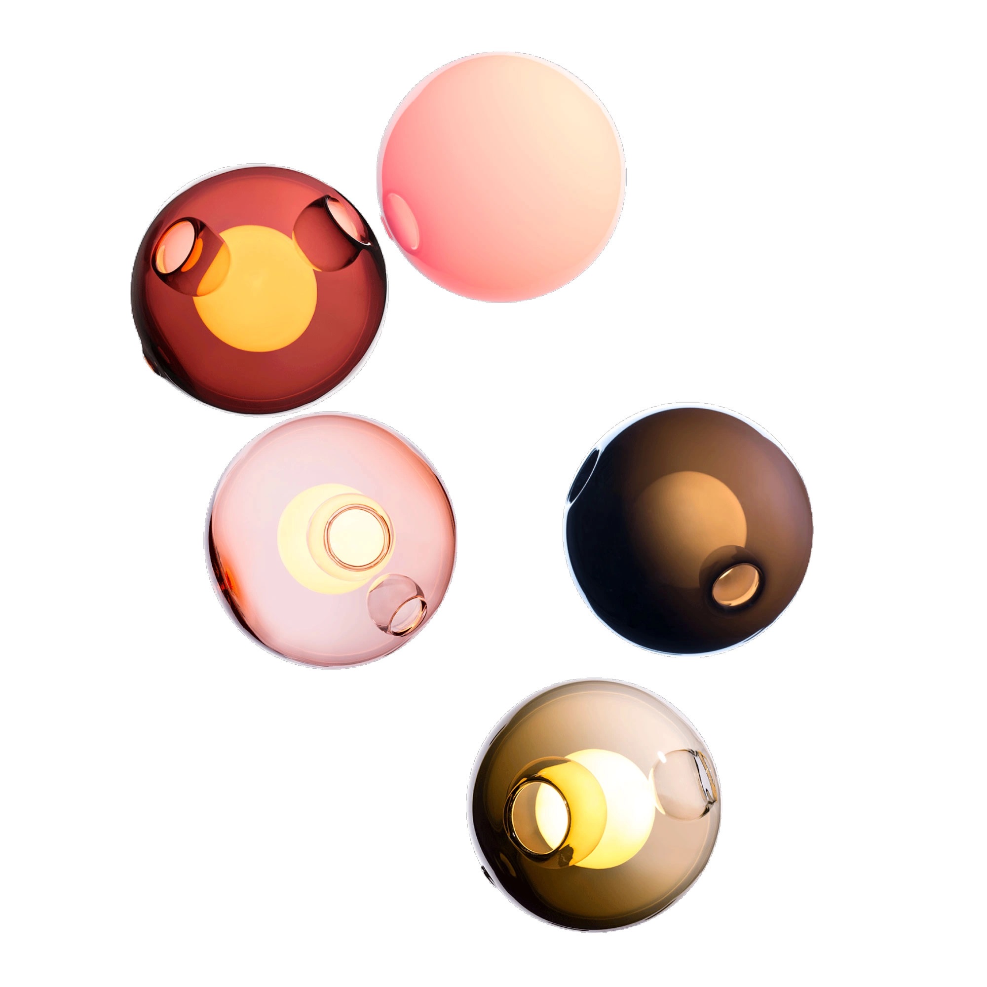 Bocci - 28.5 Random, Multi - 12 Xenon - Pendellampor - Omer Arbel - Flerfärgad