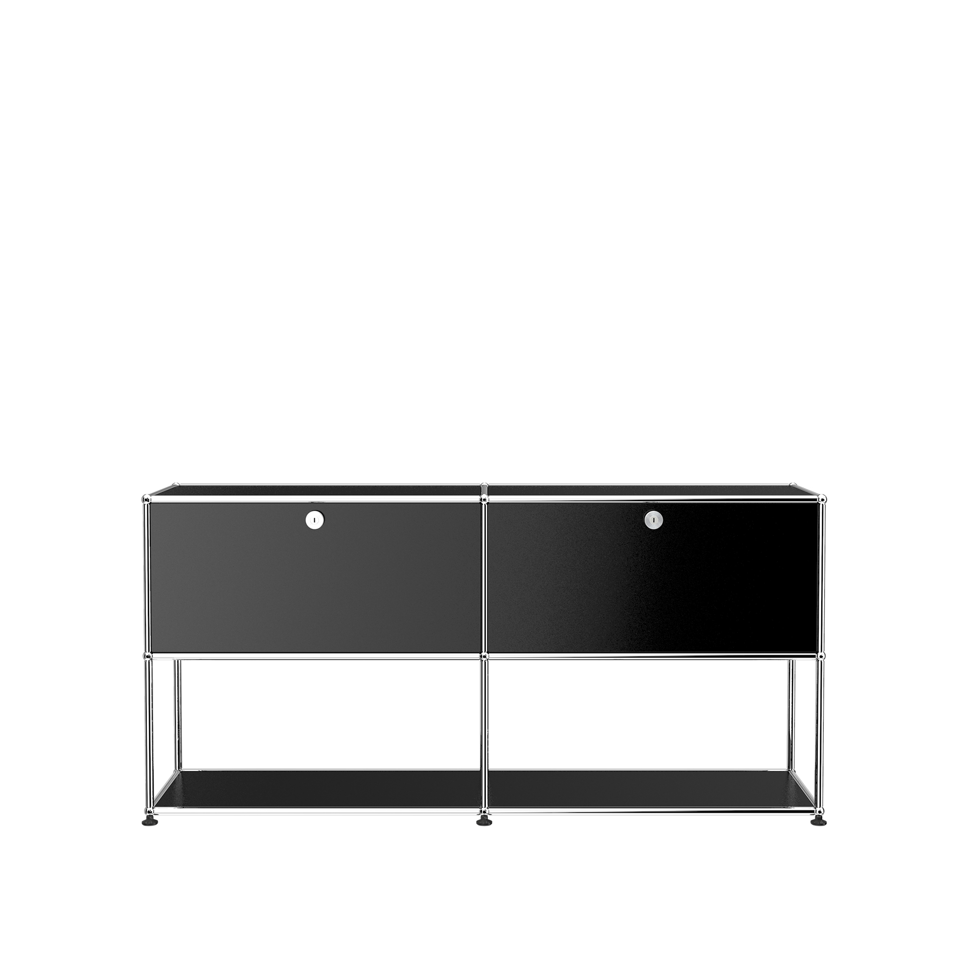 USM - USM Haller 40 Sideboard, Graphite Black - Sideboards - Fritz Haller,Paul Schärer - Svart - Metall