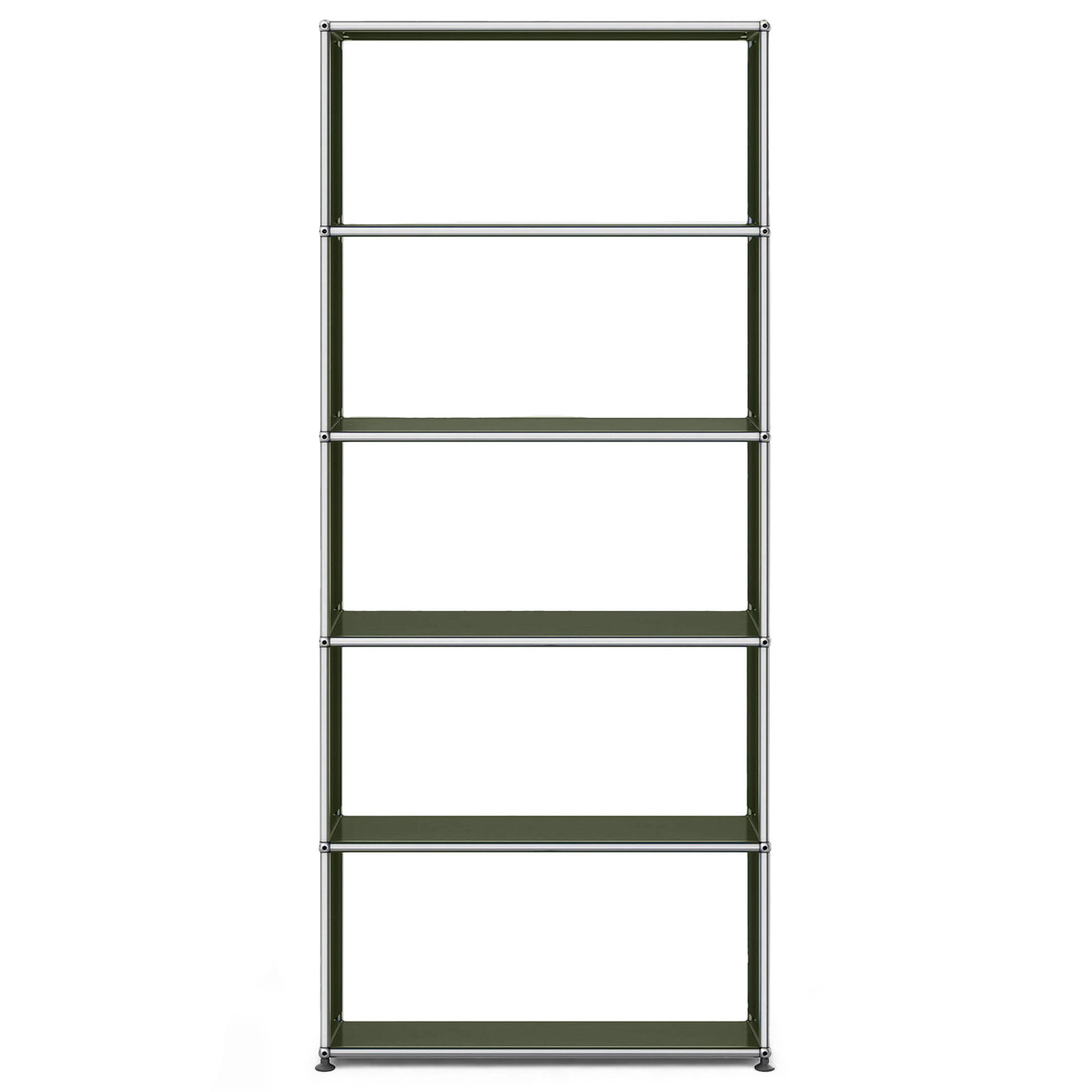 USM - USM Haller 108 Shelving 36 Olive Green - Hyllor & Hyllsystem - Fritz Haller & Paul Sch&auml;rer - Gr&ouml;n - Metall