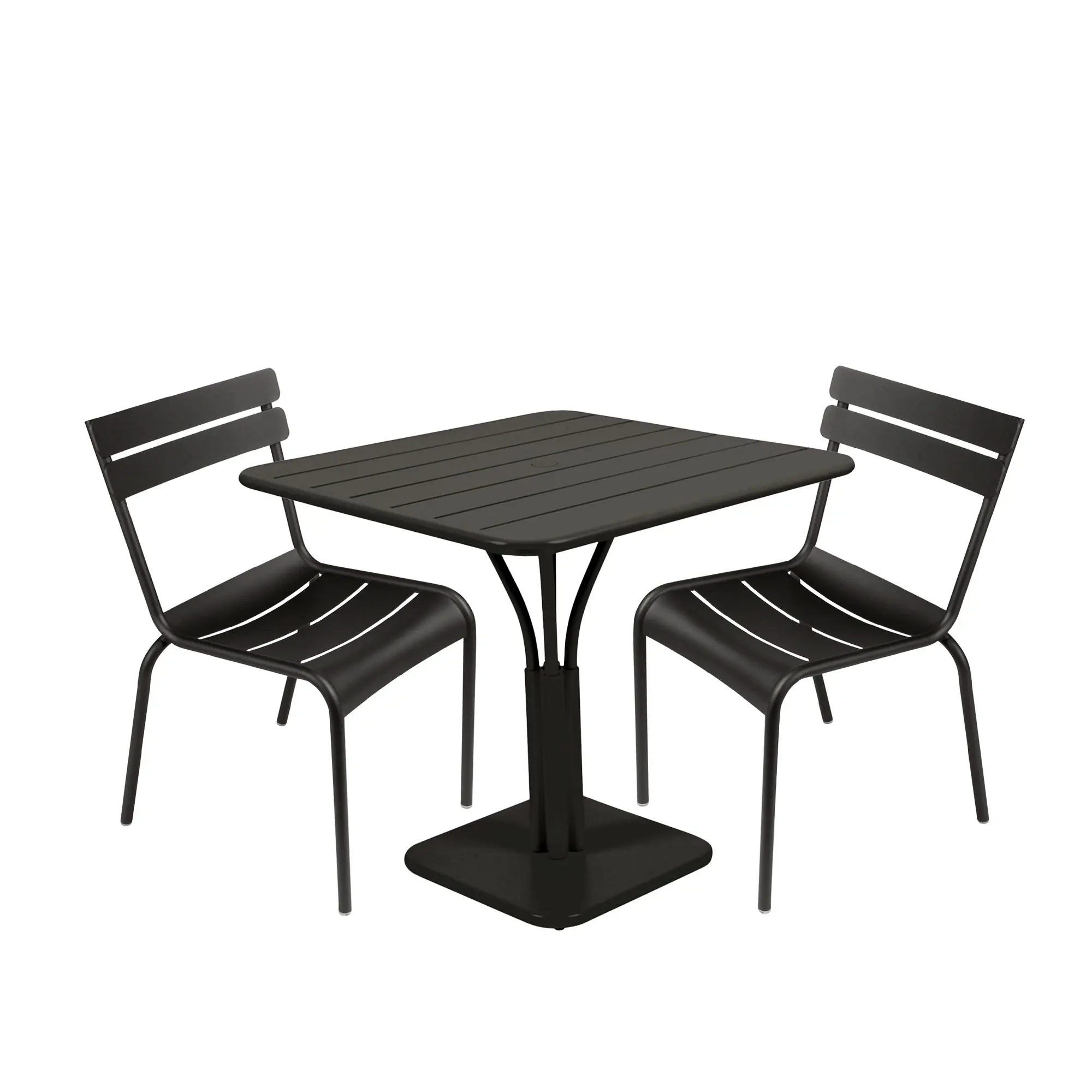 Luxembourg spisegruppe pidestallbord & 2 stoler