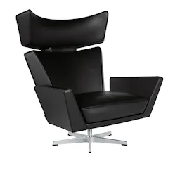 4201 Oksen lenestol Satin Polished
