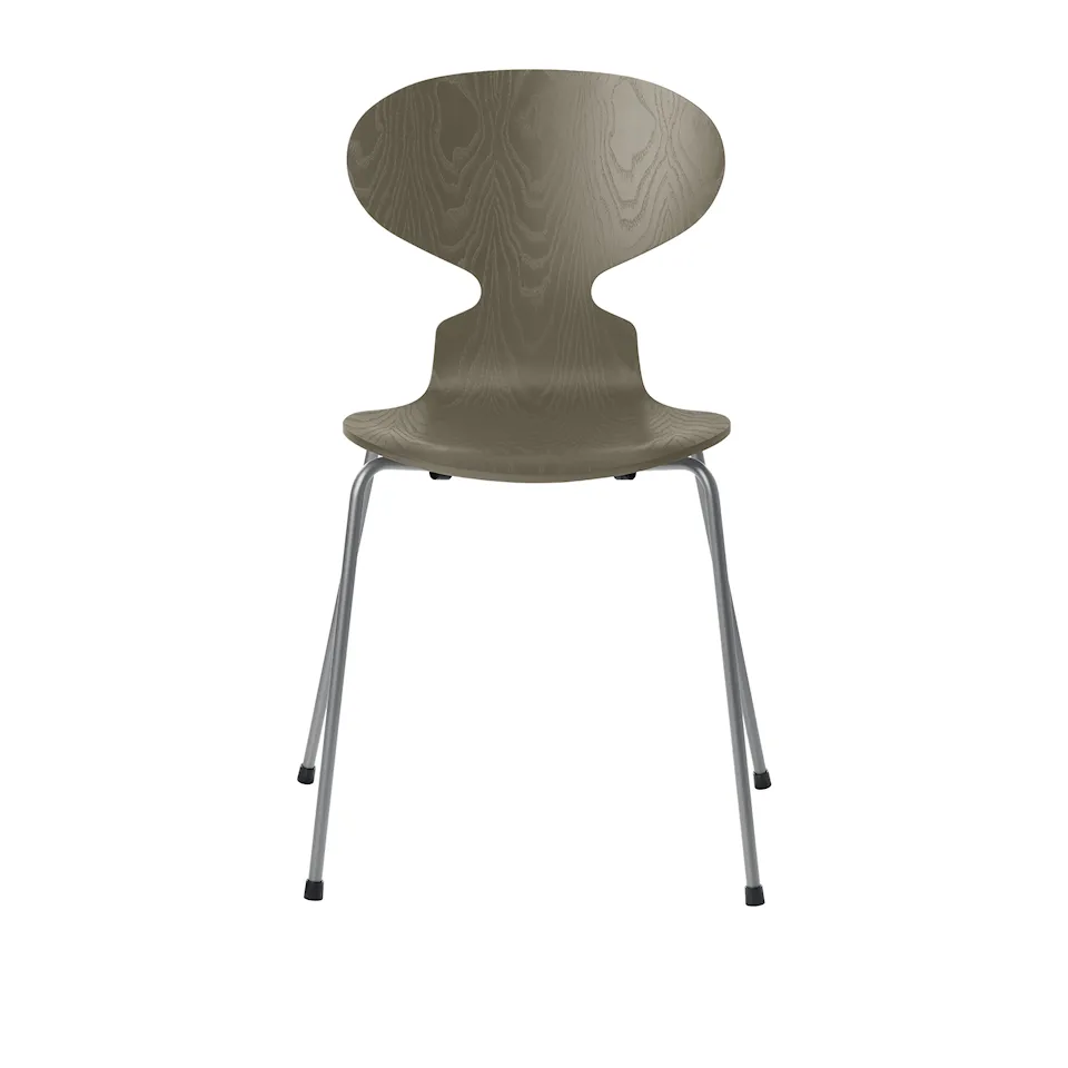 3101 Myran stol Coloured Ash Veneer Silver Grey