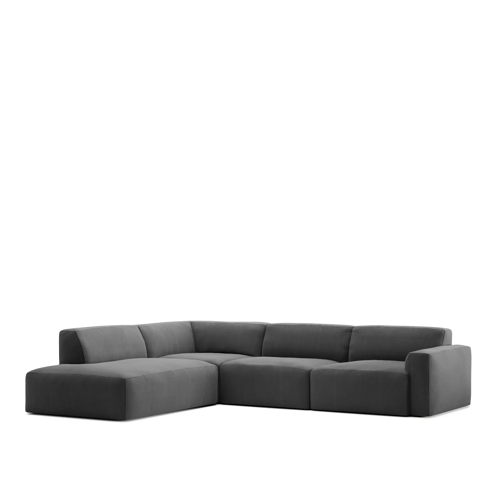 Brick 4-Seater Corner Open End Left