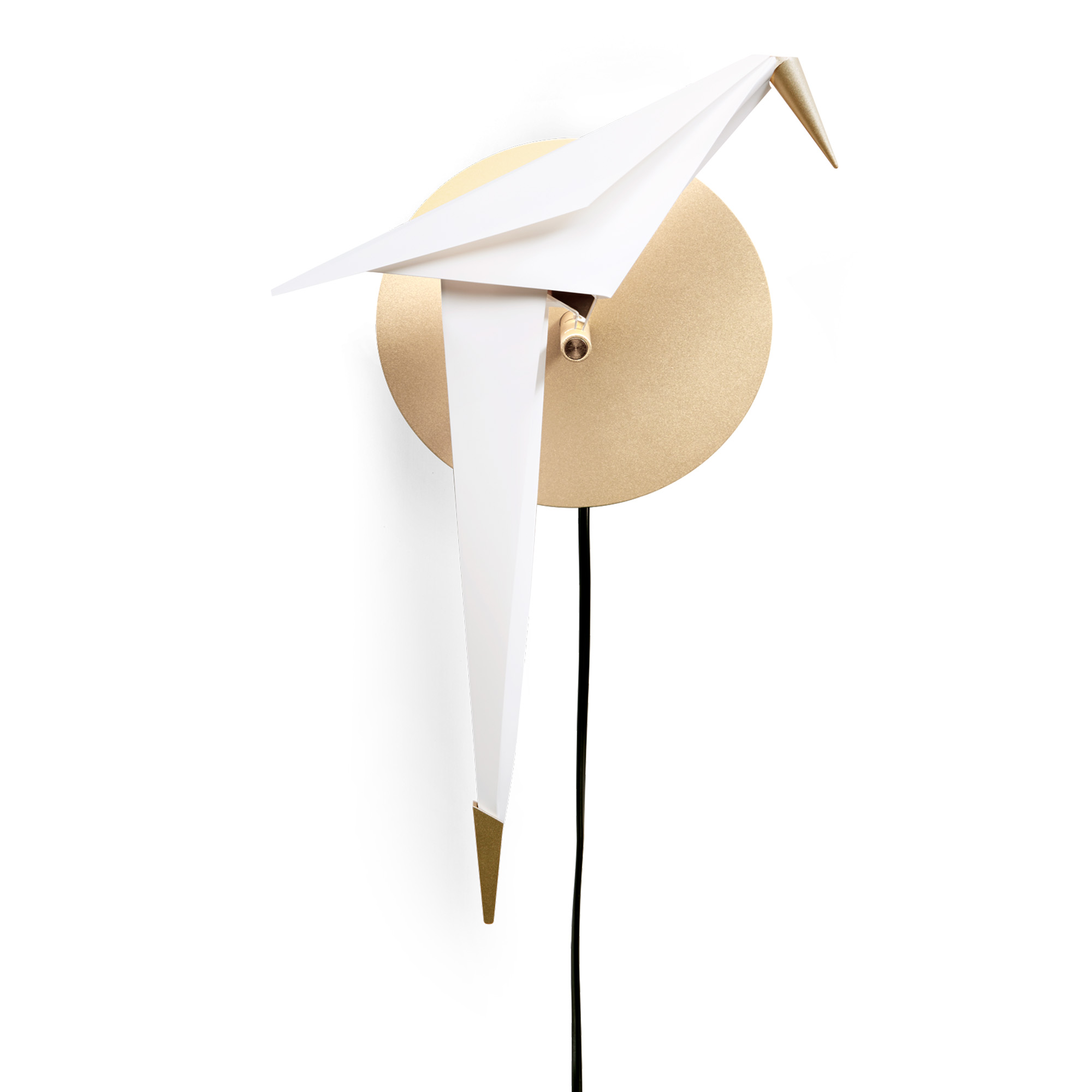 Moooi - Perch Light - Vägglampa, Liten - Vägglampor - Umut Yamac - Guld - Metall