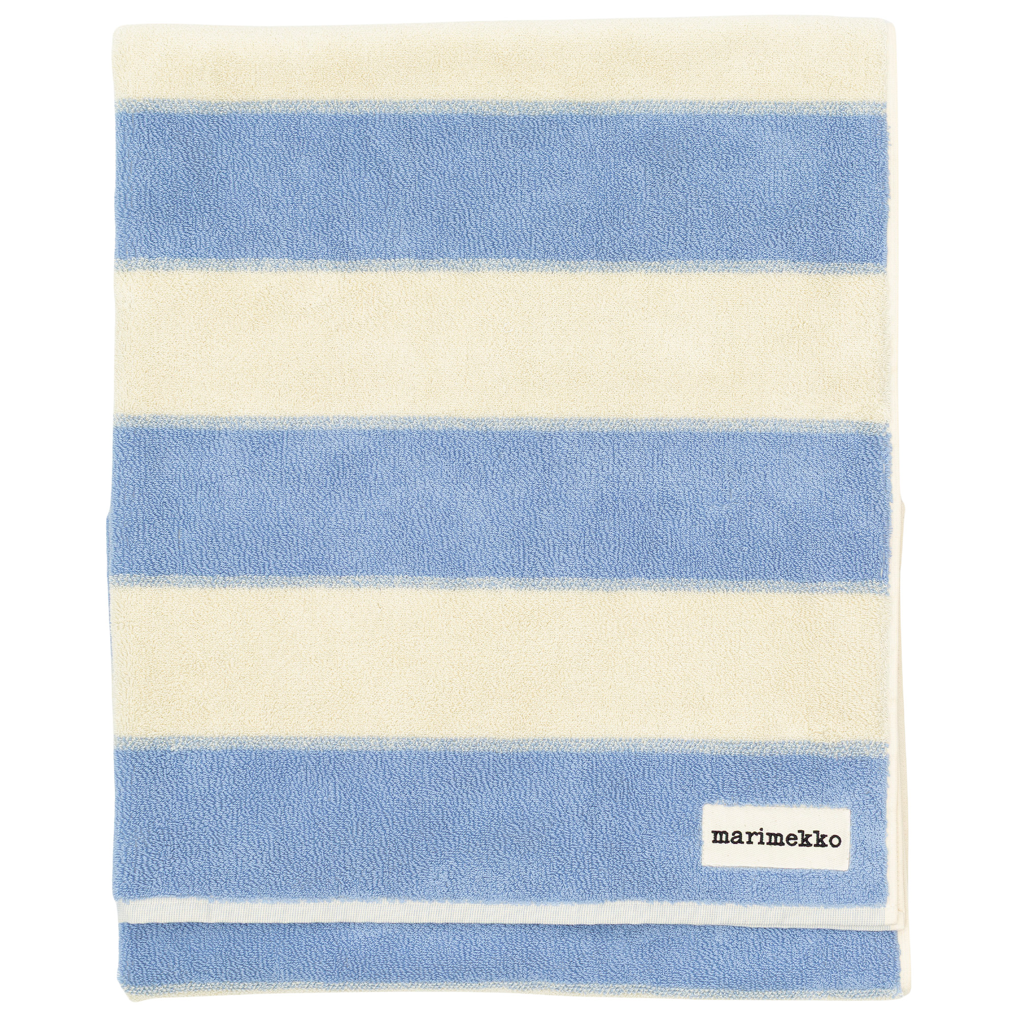 Marimekko - Galleria Bath Towel 100 x 160 cm Lt.Blue Melon - Handdukar och badlakan - Vuokko Eskolin-Nurmesniemi | Textilier - Badrumstextilier - Handdukar Och Badlakan | Möbelexperten