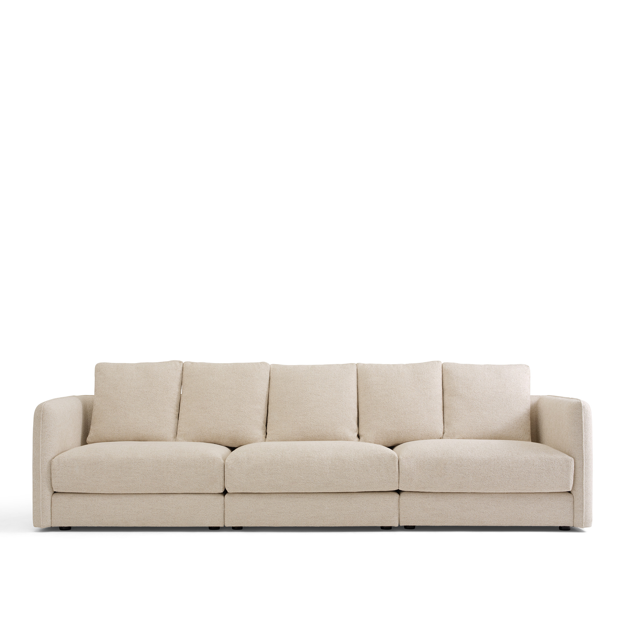 NOGA - Pavarotti 3-Seater, Removable Cover, Cushion Variant 02, Lucinasco 20 - Soffor - Beige