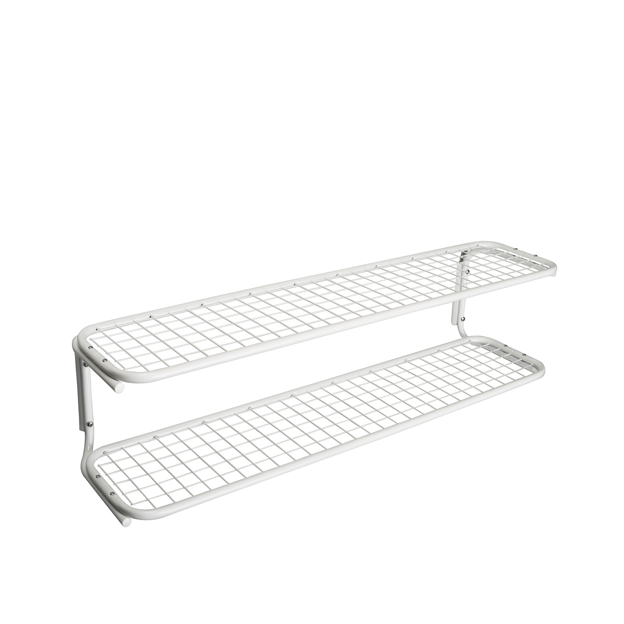 Essem Design - Classic 650S Skohylla Vit/Vit, 100 cm - Hatthyllor och skohyllor - Gunnar Bolin - Svart - Metall/Plast | Möbler - Förvaring Och Hyllor - Hatthyllor Och Skohyllor | Möbelexperten