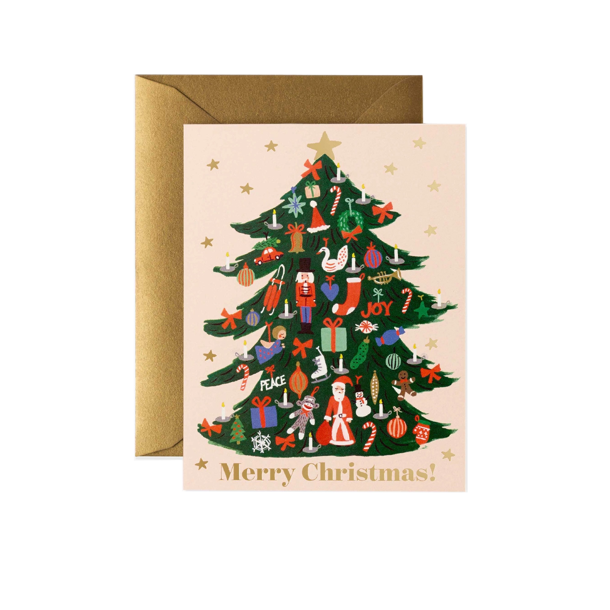 Rifle Paper Co. - Trimmed Tree Card - Anteckningsböcker & kort - Anna Bond - Flerfärgad