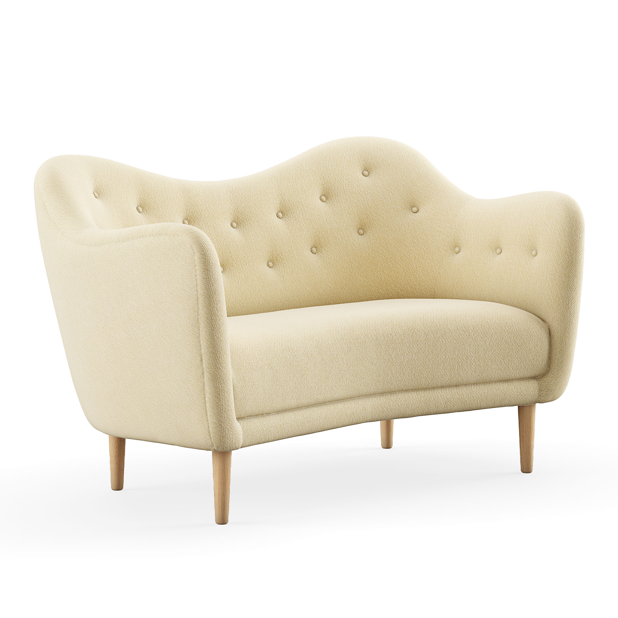 House of Finn Juhl - 46 Sofa, Clear oiled oak, Cat. 4 Vidar 1511 - Soffor - Finn Juhl - Beige | Möbler - Soffor Och Dagbäddar - Soffor | Möbelexperten