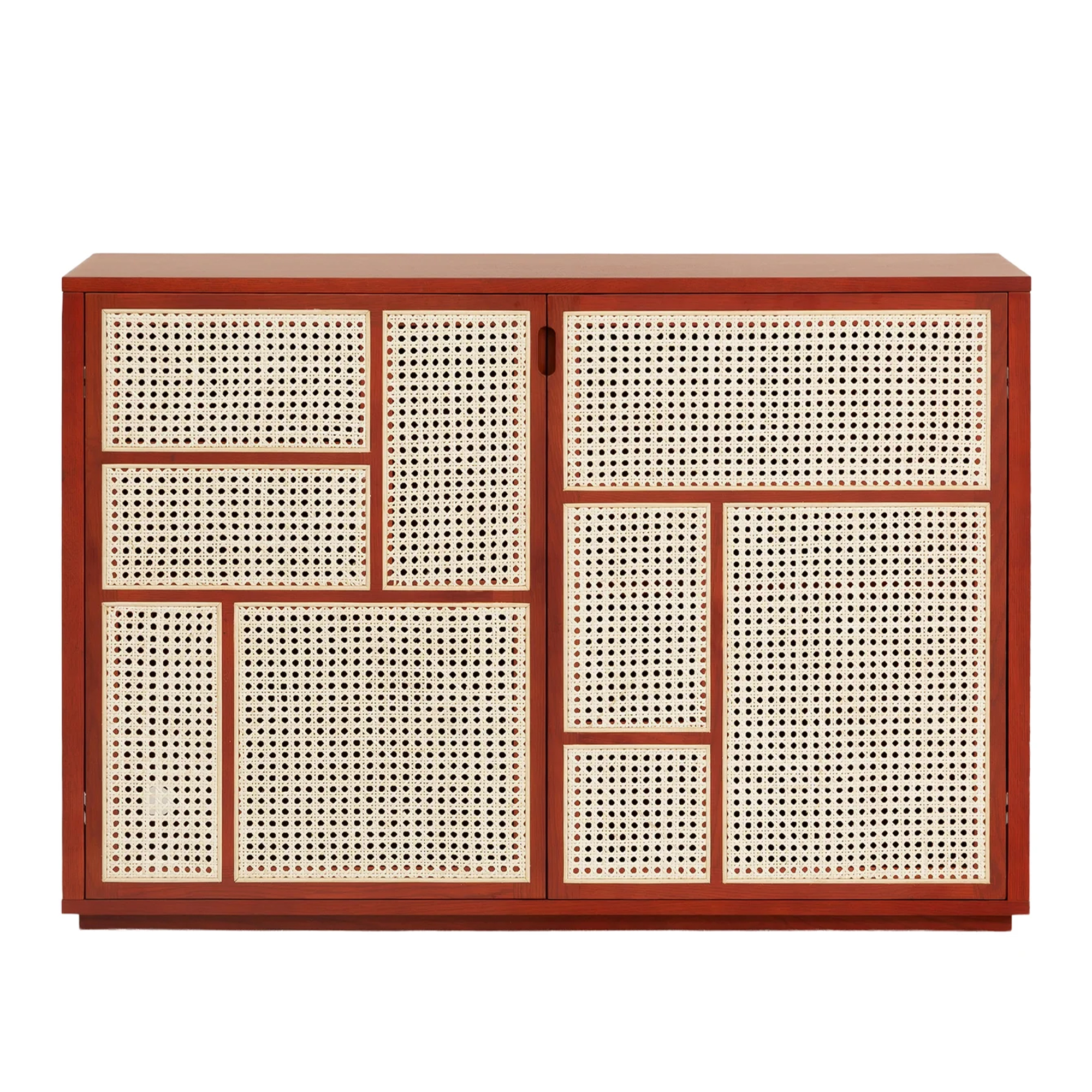 Design House Stockholm - Air sideboard Red, Cane - Skänkar och sideboards - Mathieu Gustafsson | Möbler - Förvaring Och Hyllor - Skänkar Och Sideboards | Möbelexperten