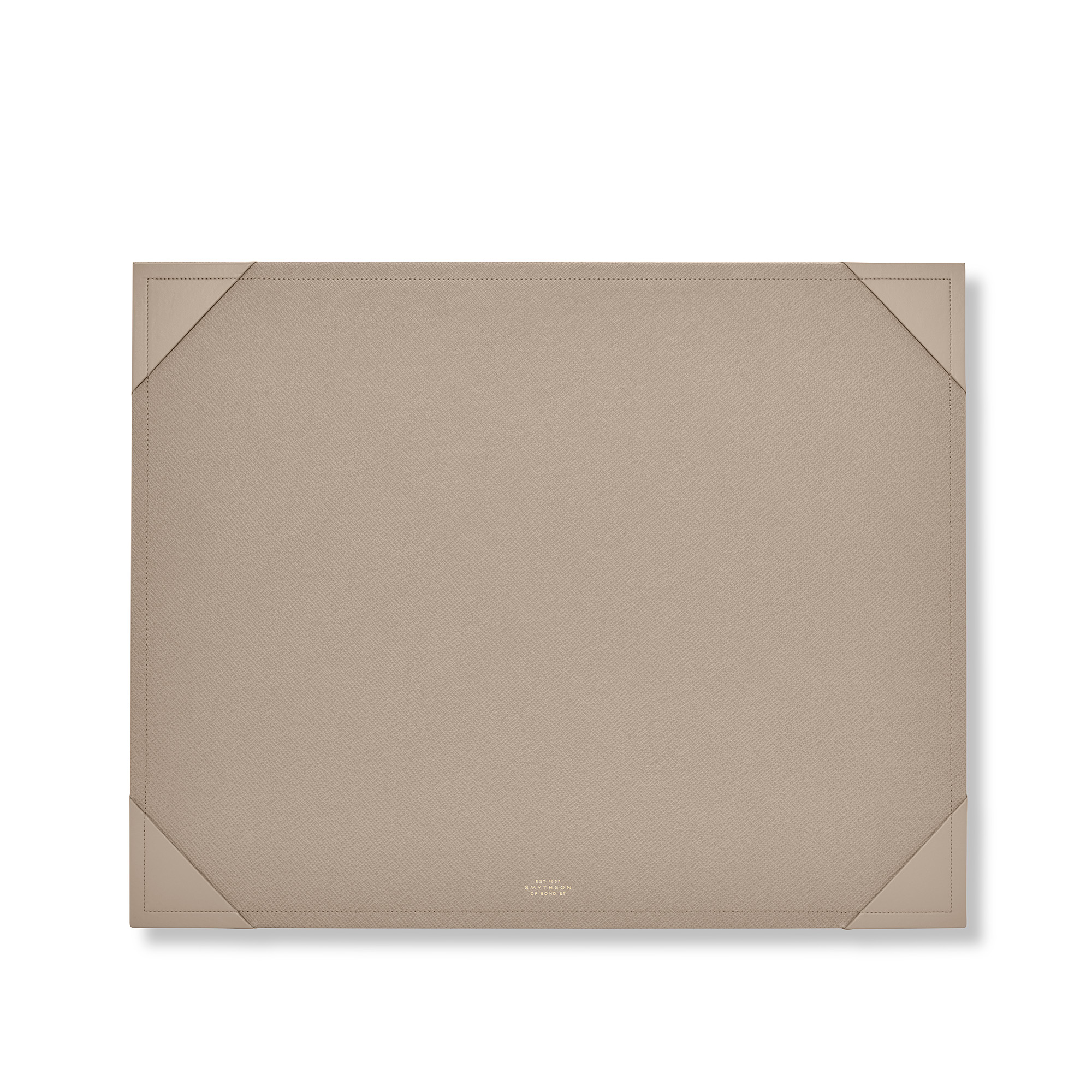Smythson - Panama Desk Mat - Sandstone, Sandstone - Övriga accessoarer - Beige