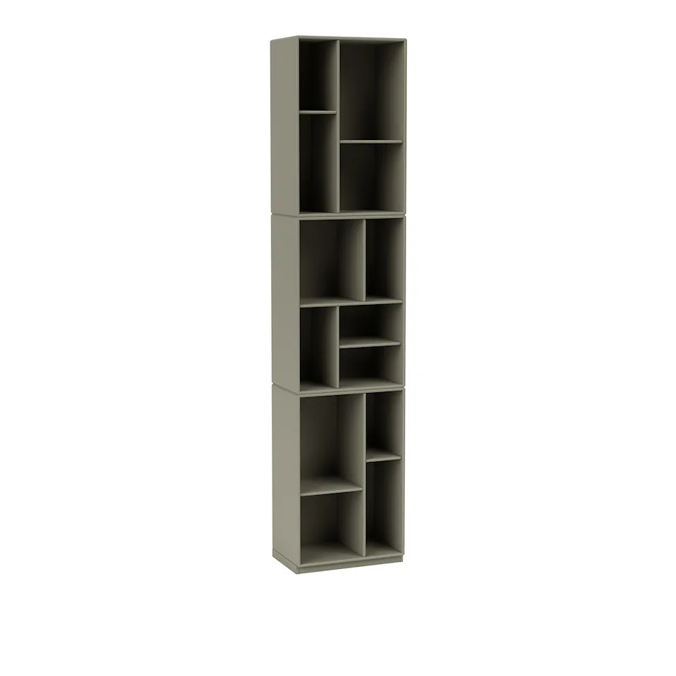 Montana Selection Loom Slim bokhylla sockel 3 cm