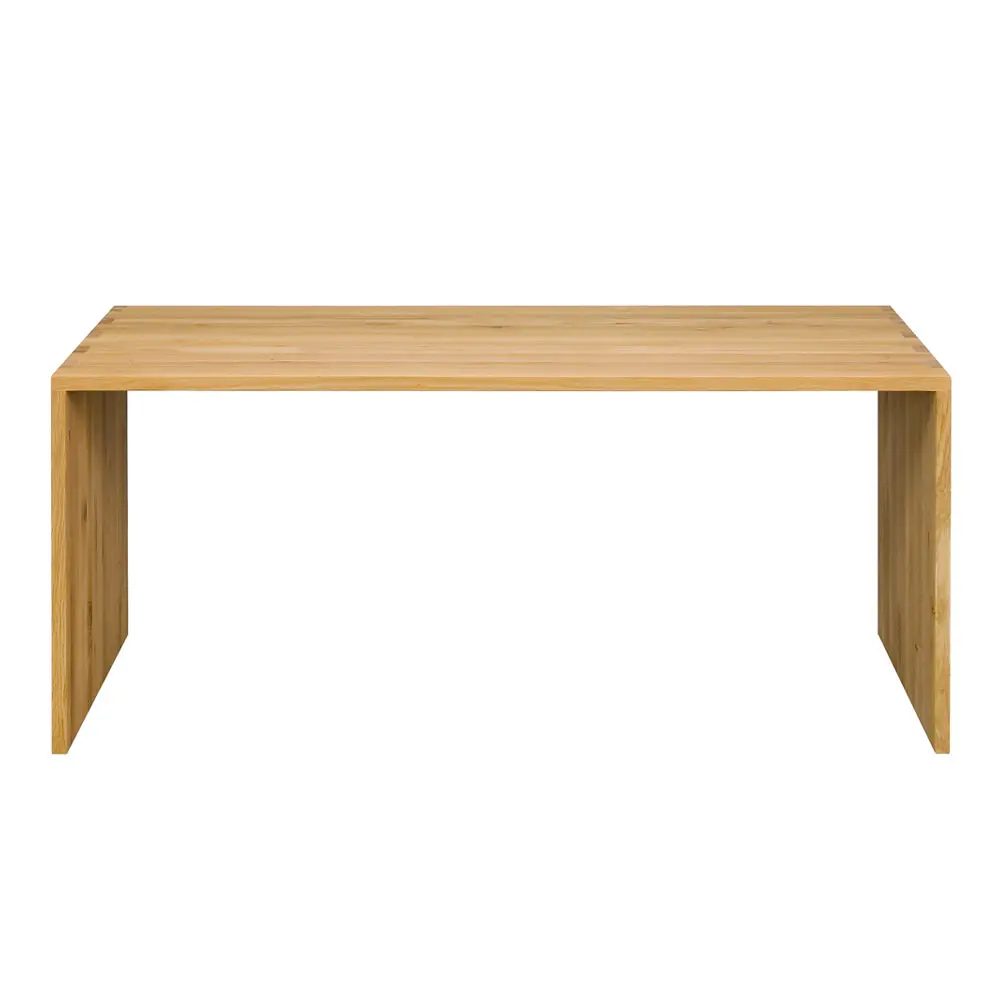 U Desk Oak Old