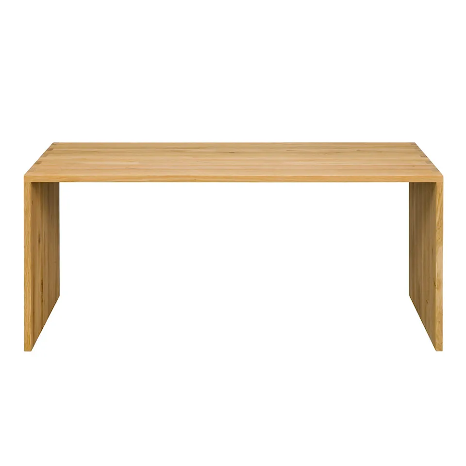 U Desk Oak Old