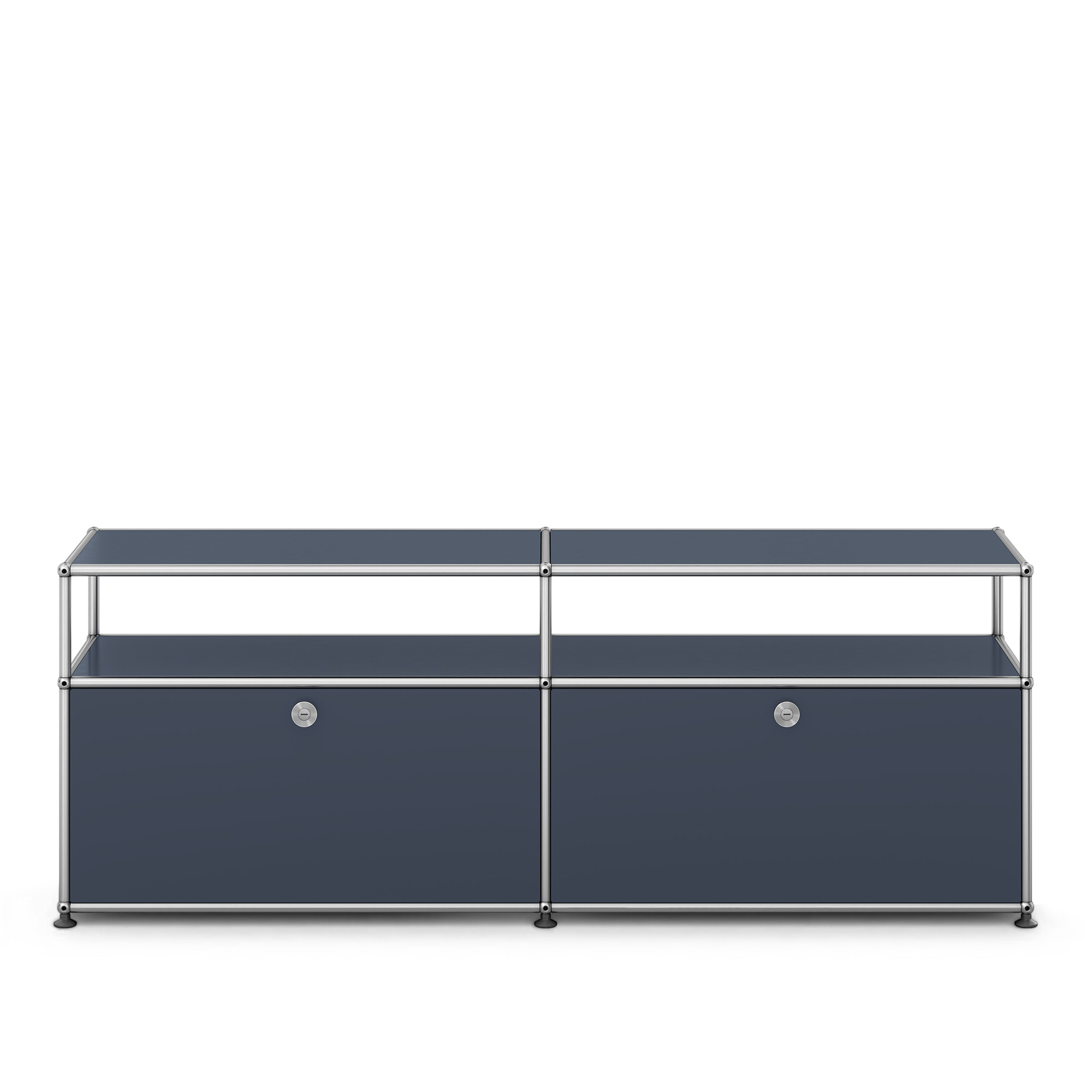 USM - USM Haller Sideboard O2 Anthracite - TV-b&auml;nkar - Fritz Haller & Paul Sch&auml;rer - Gr&aring; - Metall