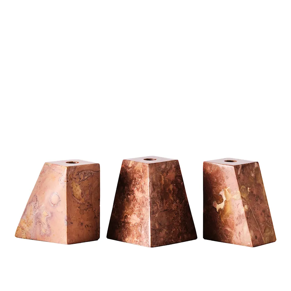 Pyramid Candle Holder Set Of Three