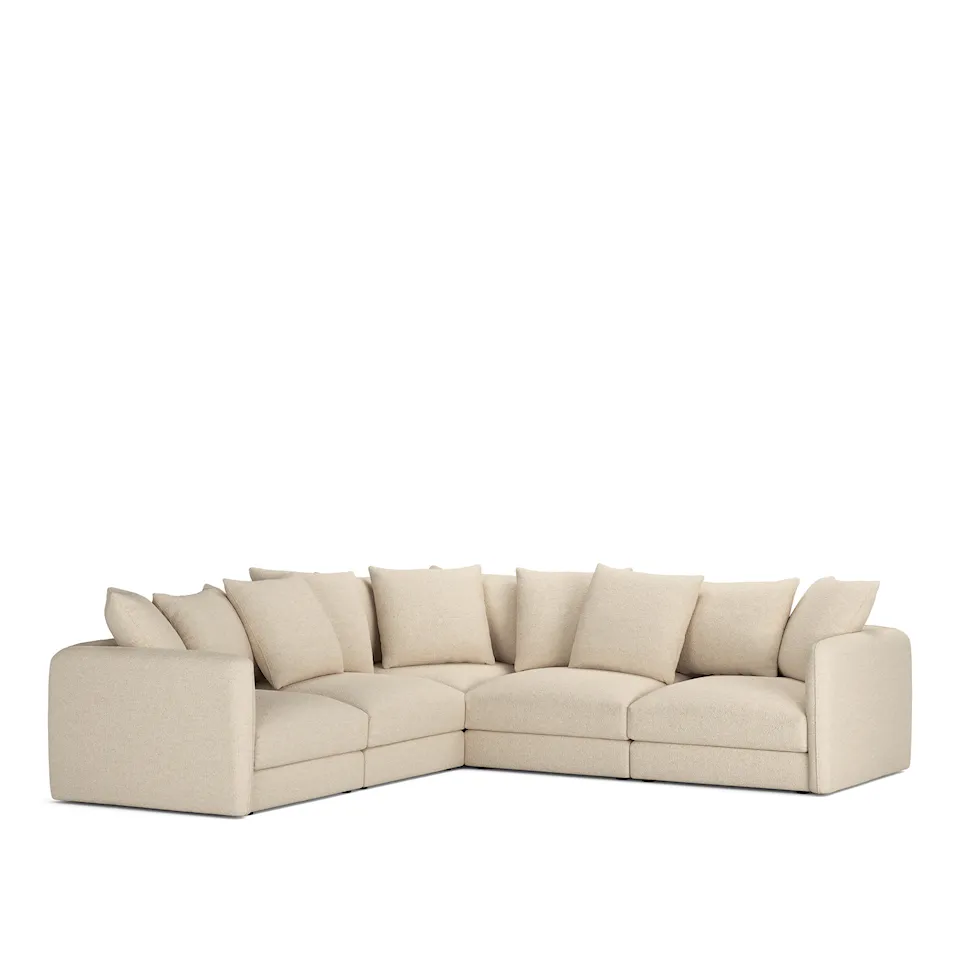 Pavarotti 5-Seater Corner, Fixed Cover, Cushion Variant 01, Lucinasco 20