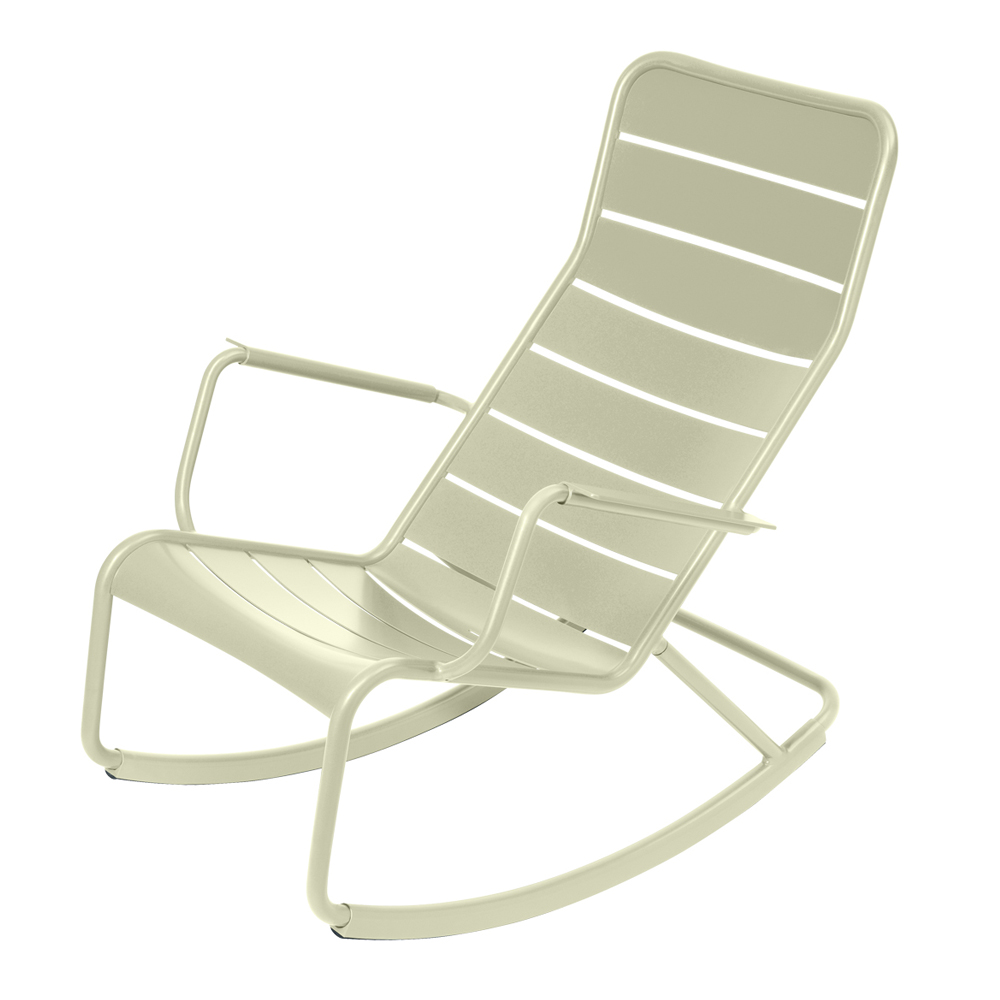 Fermob - Luxembourg Rocking Chair Willow Green 65 - Utomhusfåtöljer - Frédéric Sofia - Metall