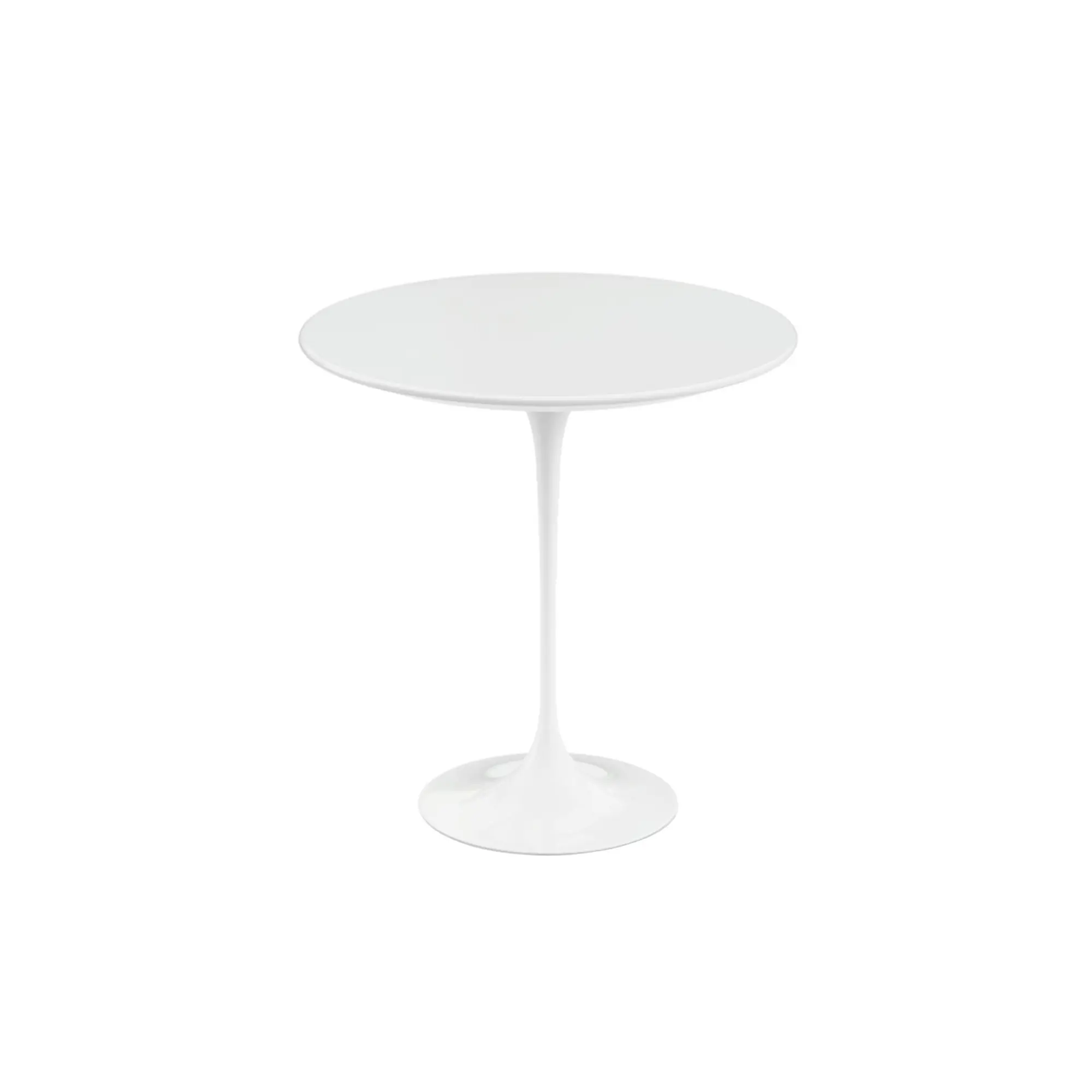 Saarinen Round sidebord Ø 51 cm White