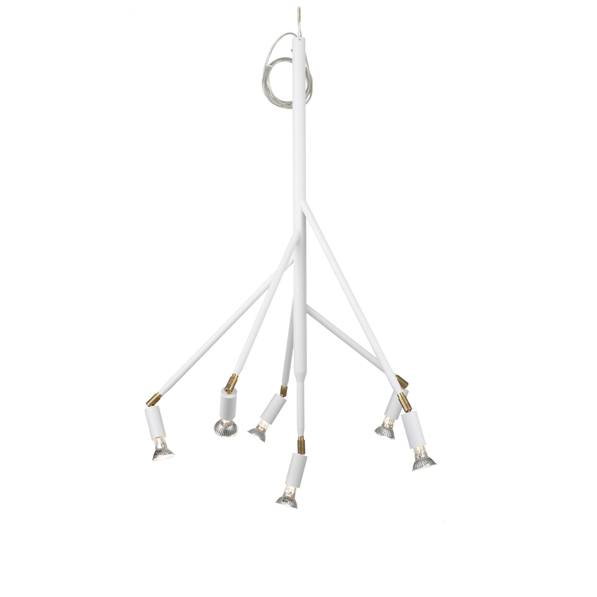 Örsjö Belysning - Kvist Taklampa, Vit struktur, 6 armar - Takkronor - Jonas Bohlin - Vit | Belysning - Taklampor - Takkronor | Möbelexperten
