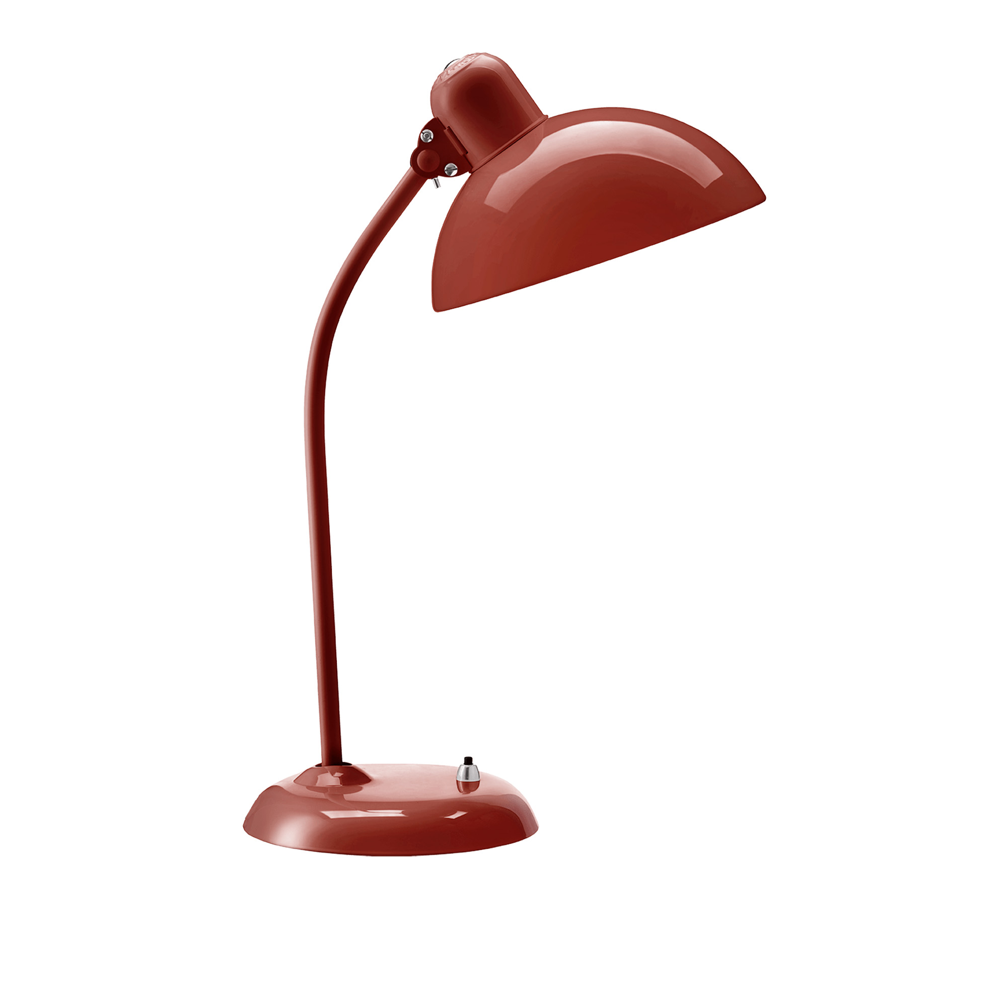 Fritz Hansen - 6556-t kaiser idell, venetian red - Skrivbordslampor - Christian Dell - Röd