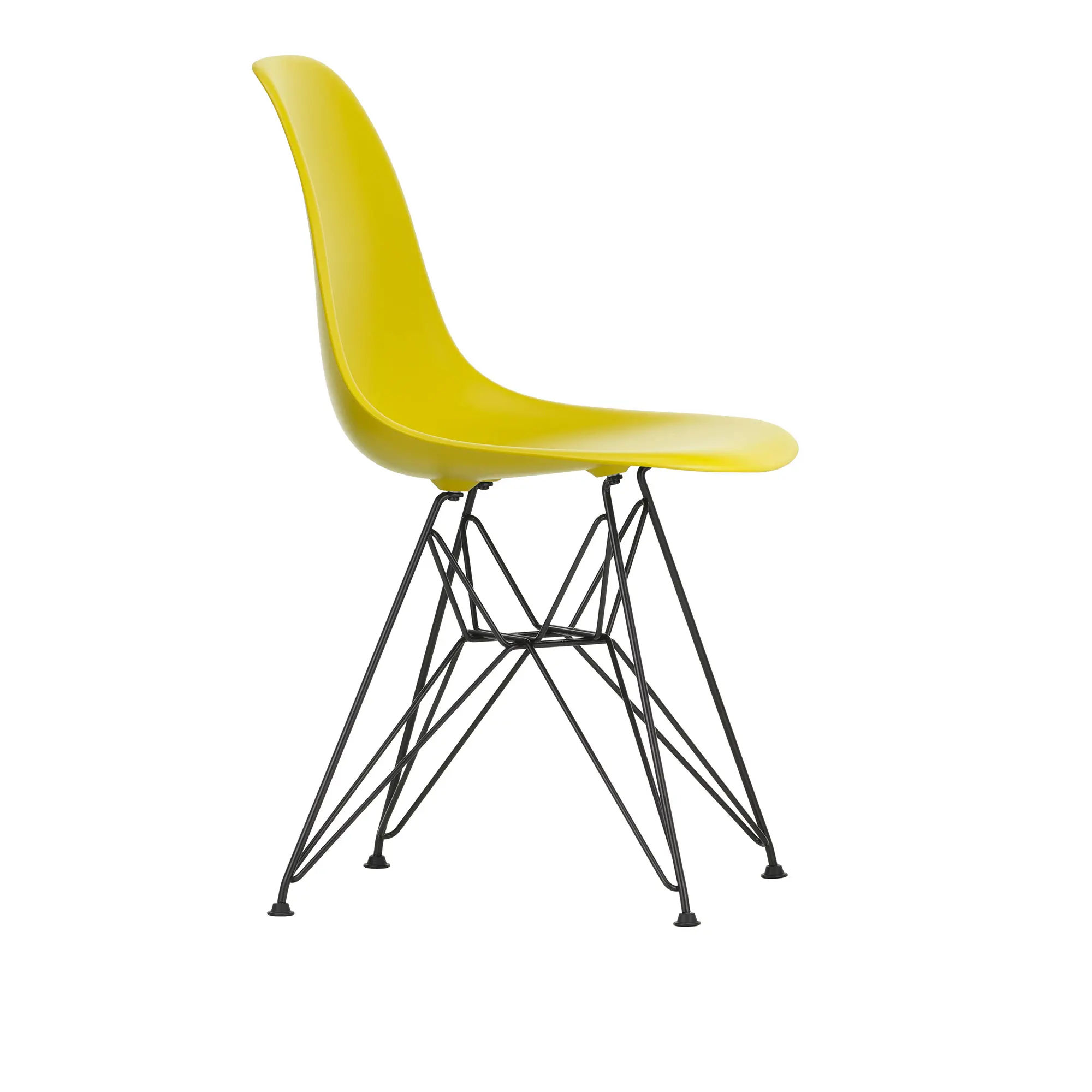 Eames RE Plastic Chair DSR stol Basic Dark