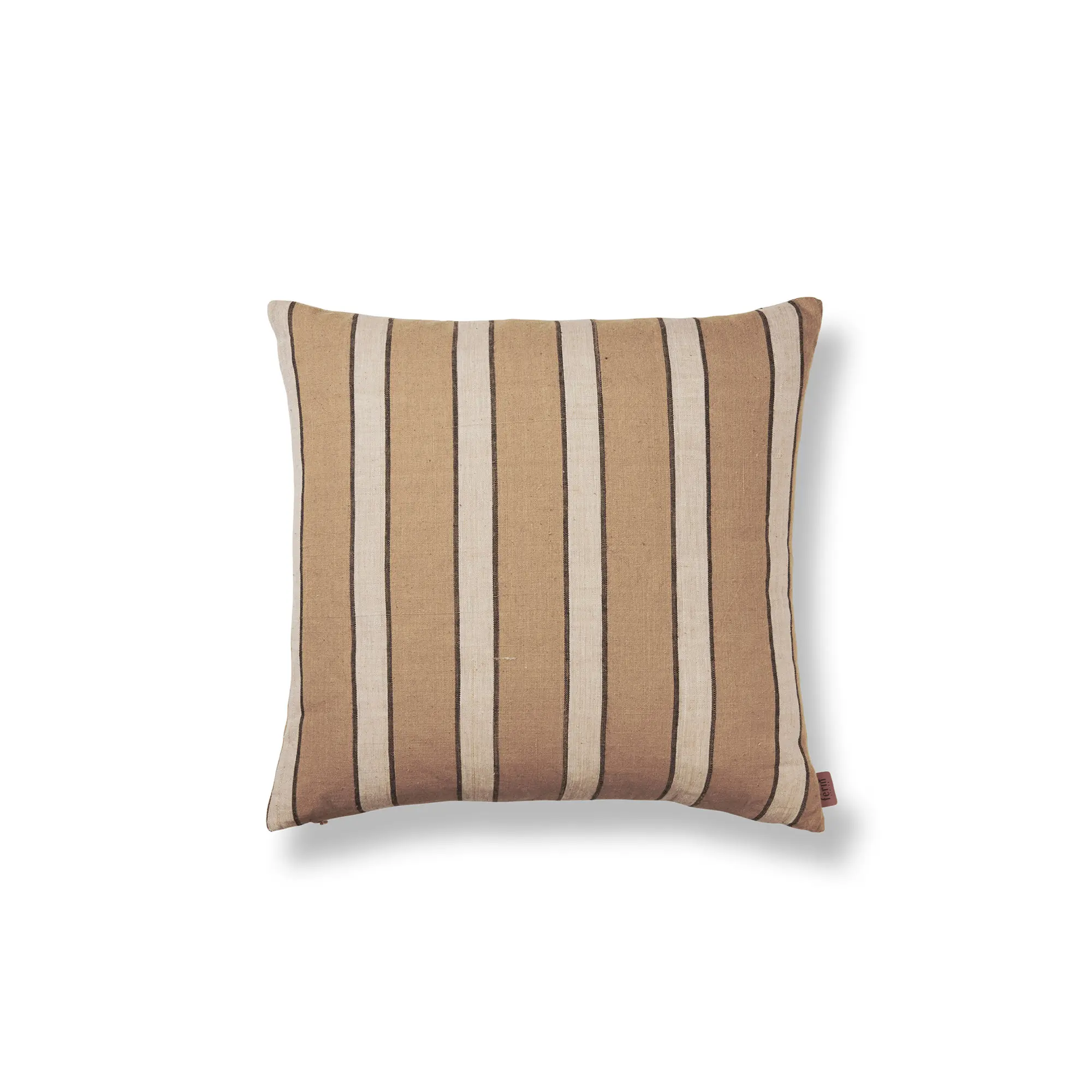 Brown Cotton Cushion