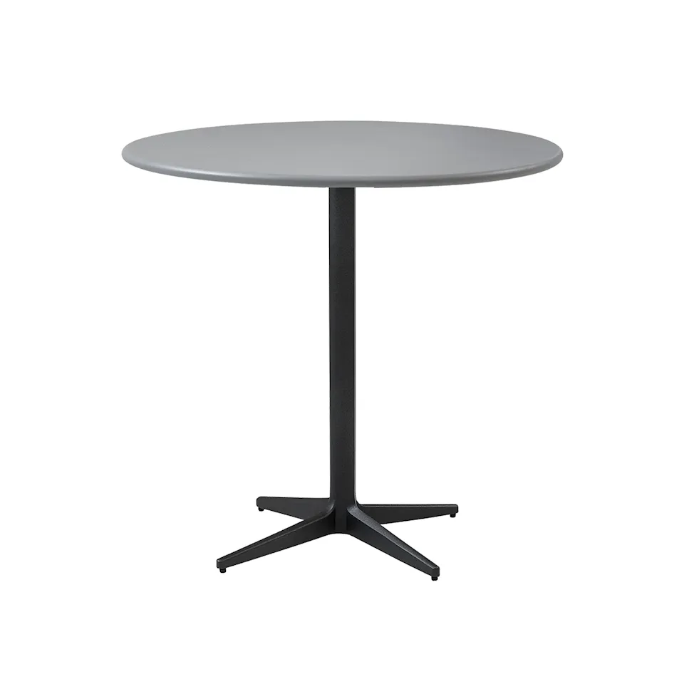 Drop cafébord dia. 80 cm Lava Grey
