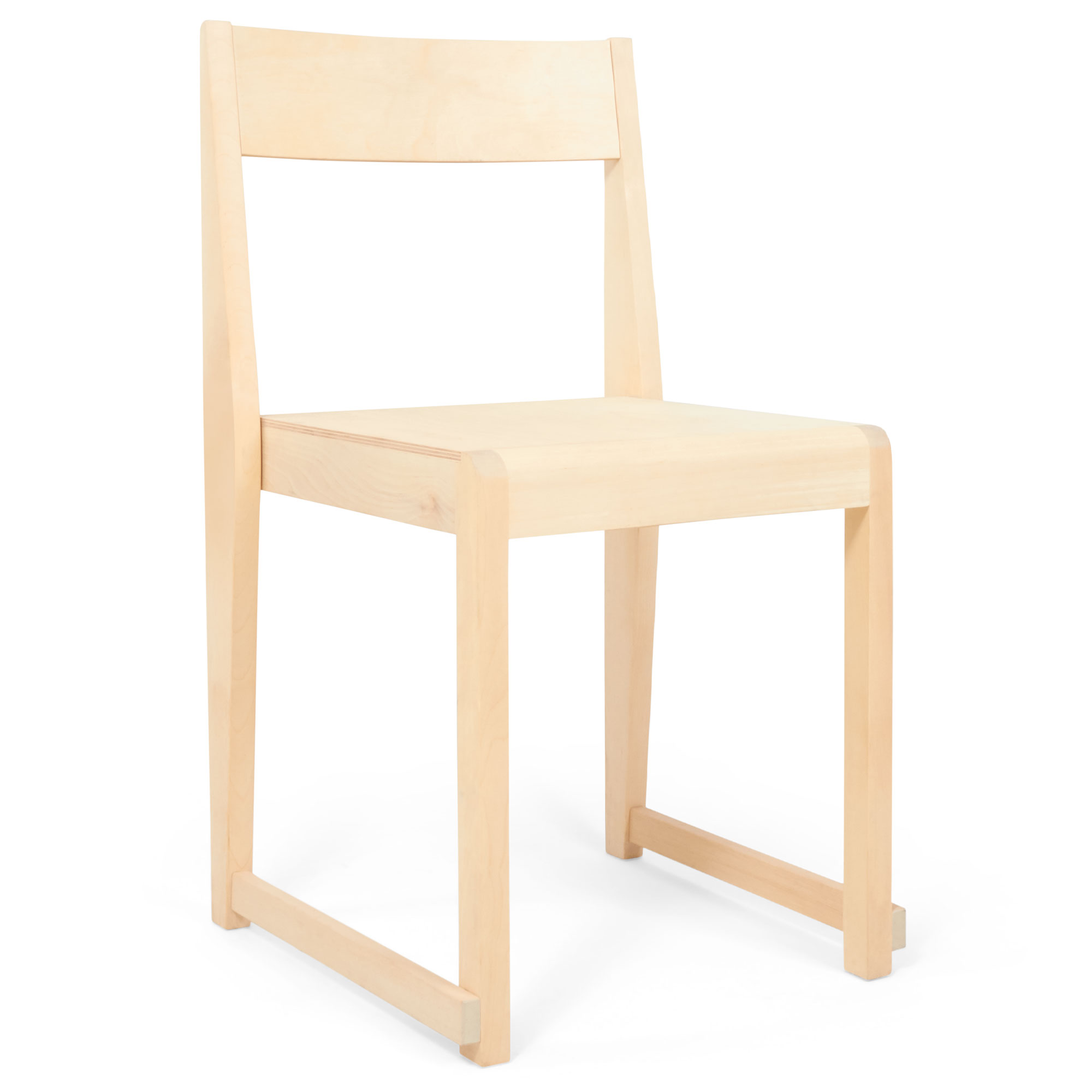 Frama - Chair 01 Natural Wood - Matstolar - Tr&auml;