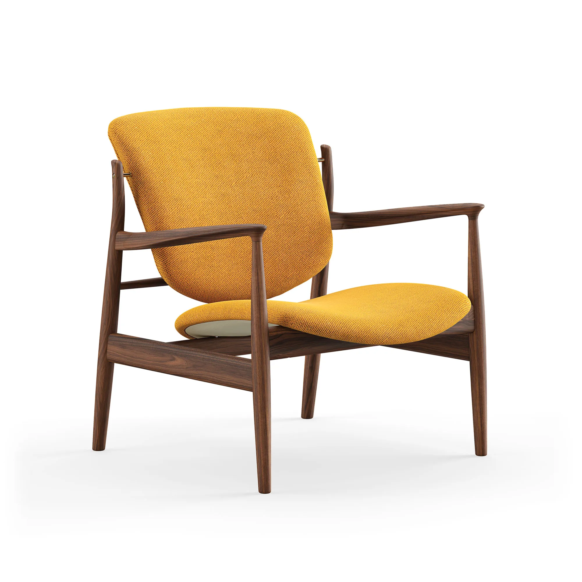 France fåtölj Walnut