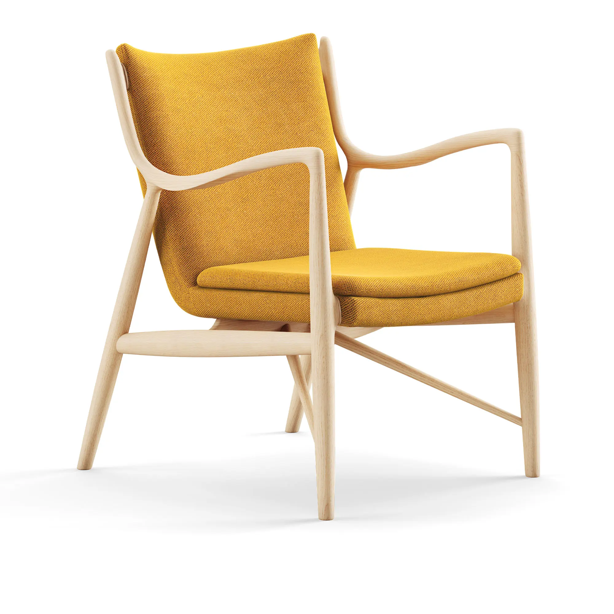 45 fåtölj Clear oiled oak