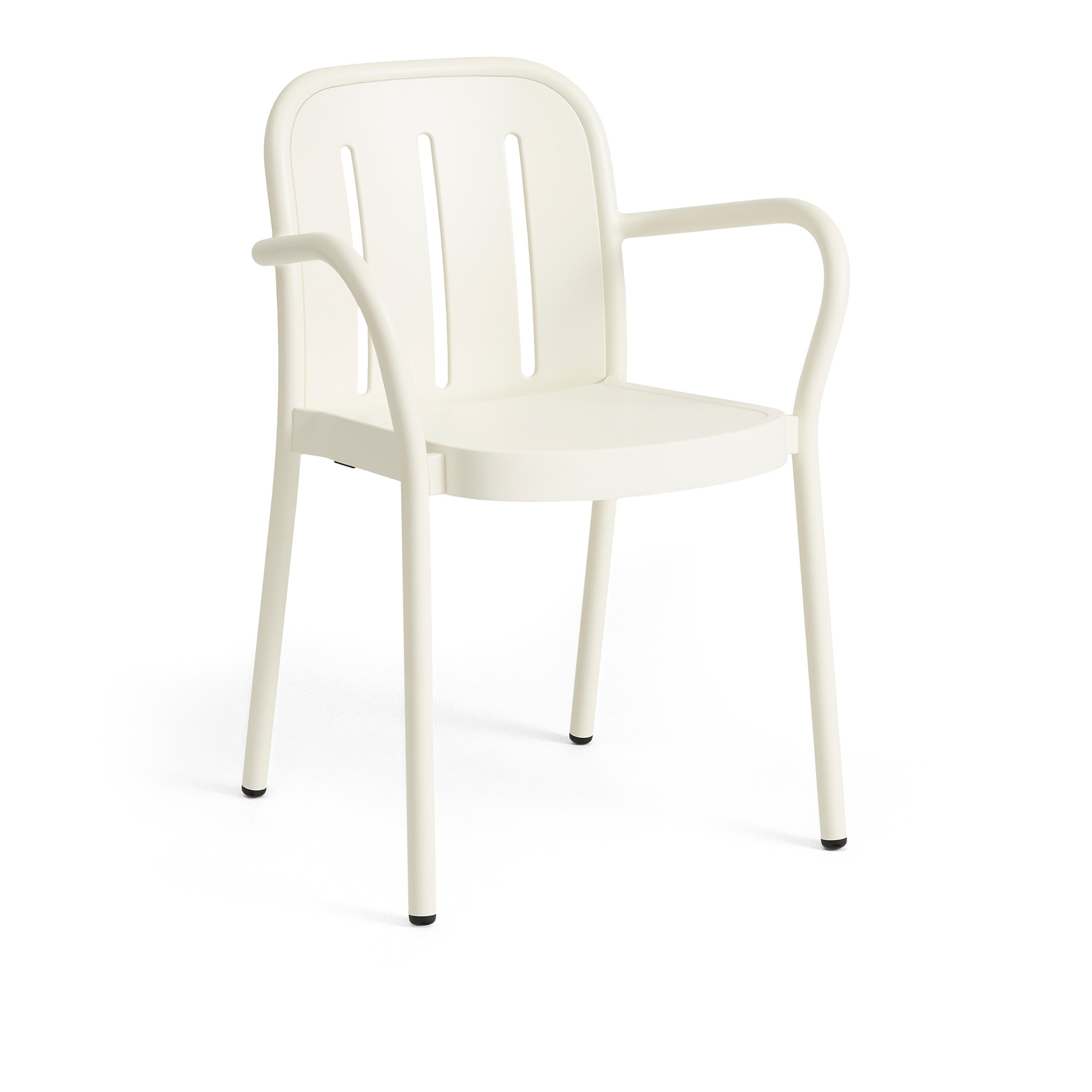 HAY - Deville Armchair Cream White - Matstolar utomhus - Julien Renault - Metall | Utemöbler - Utestolar - Matstolar Utomhus | Möbelexperten