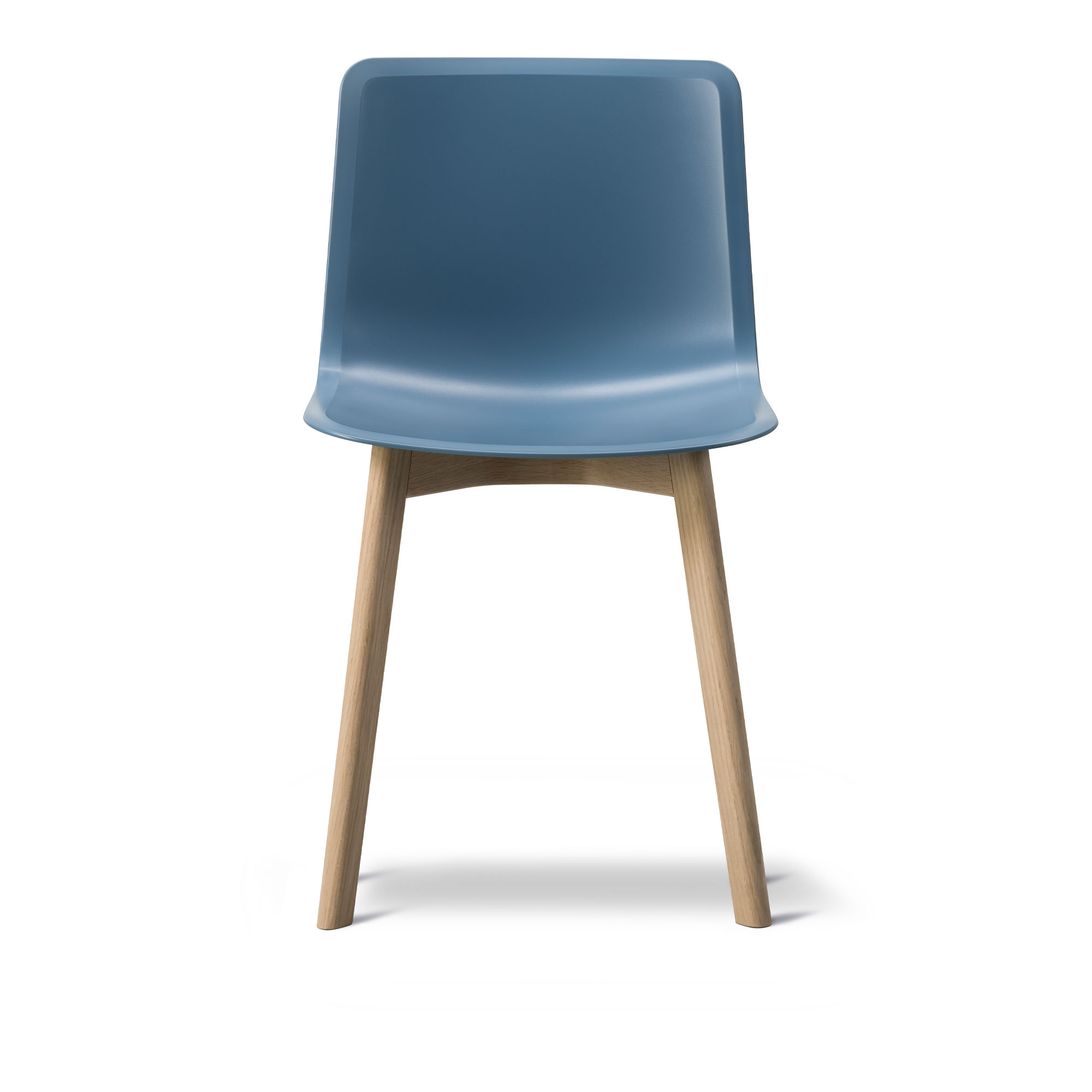 Fredericia Furniture - Pato Wood Base, Storm, Lackerad ek - Matstolar - Welling/Ludvik