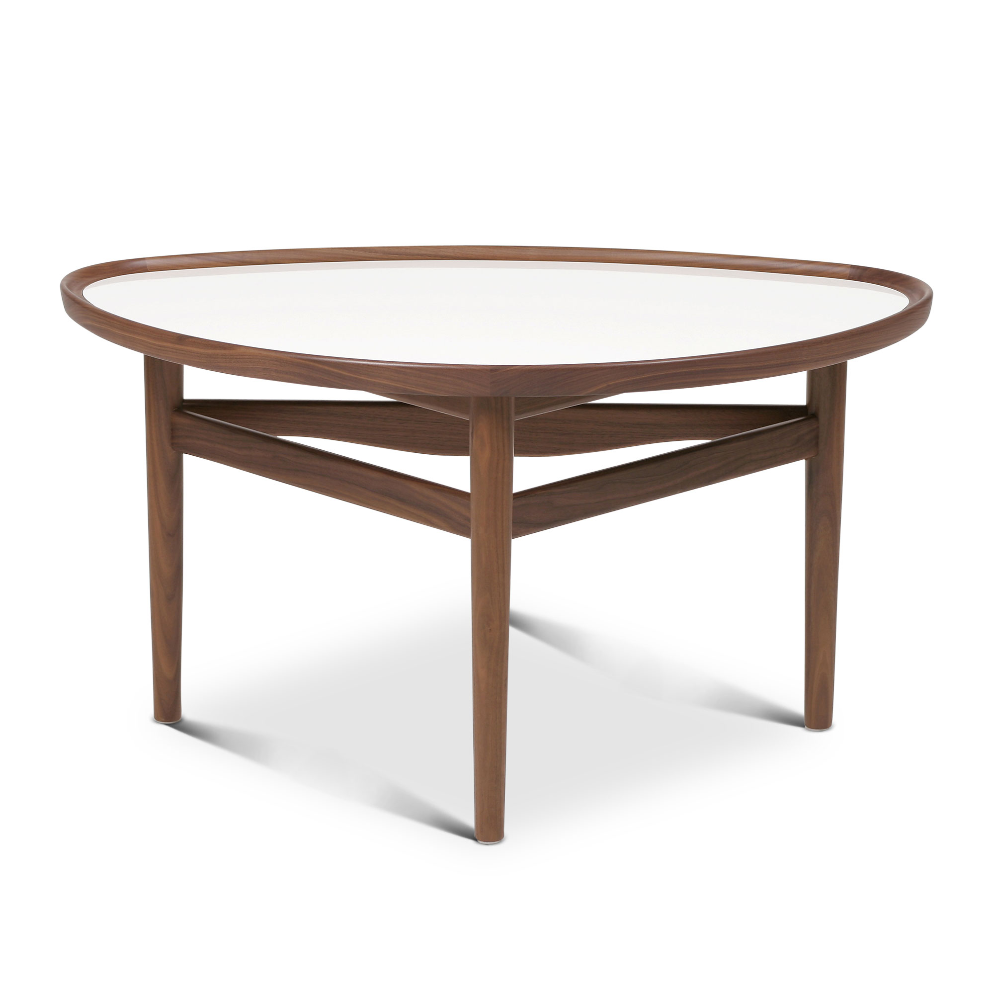 House of Finn Juhl - Eye Table, Walnut, Walnut Veneer - Soffbord - Finn Juhl - Träfärgad - Trä