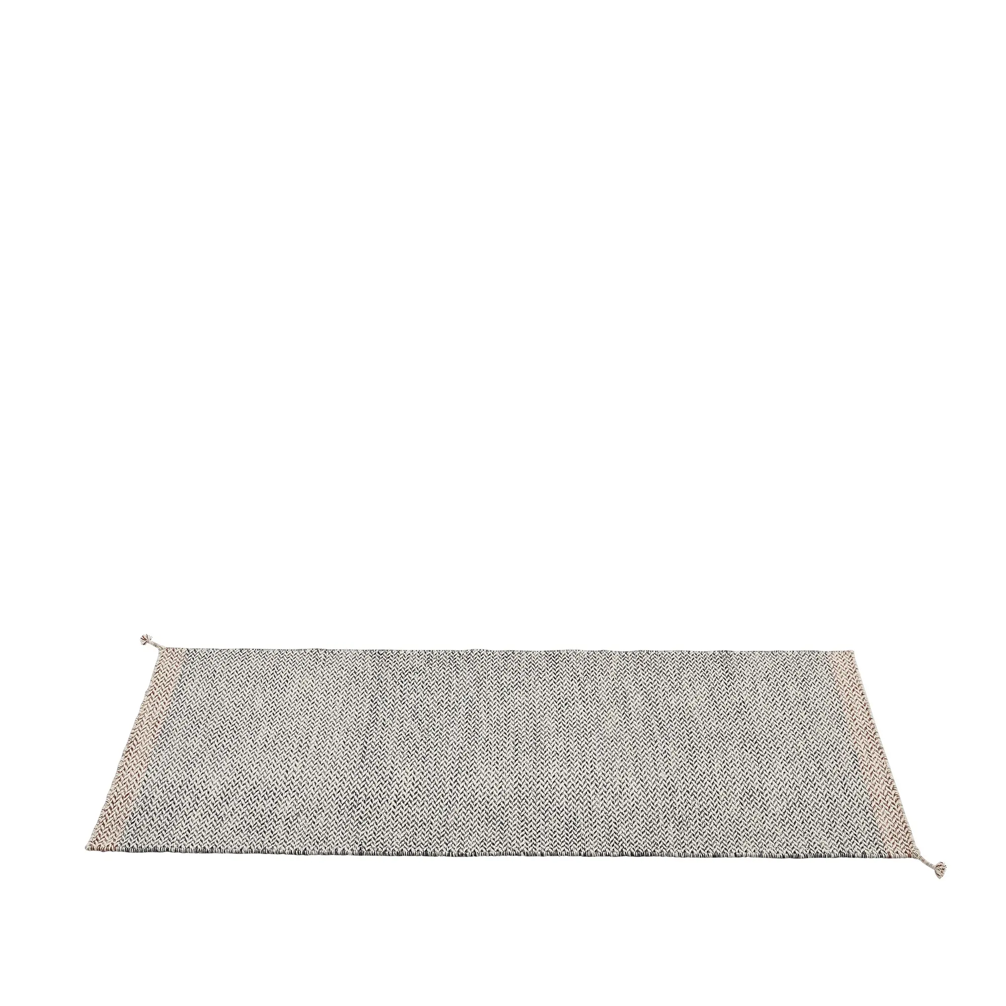 Ply rug black/white