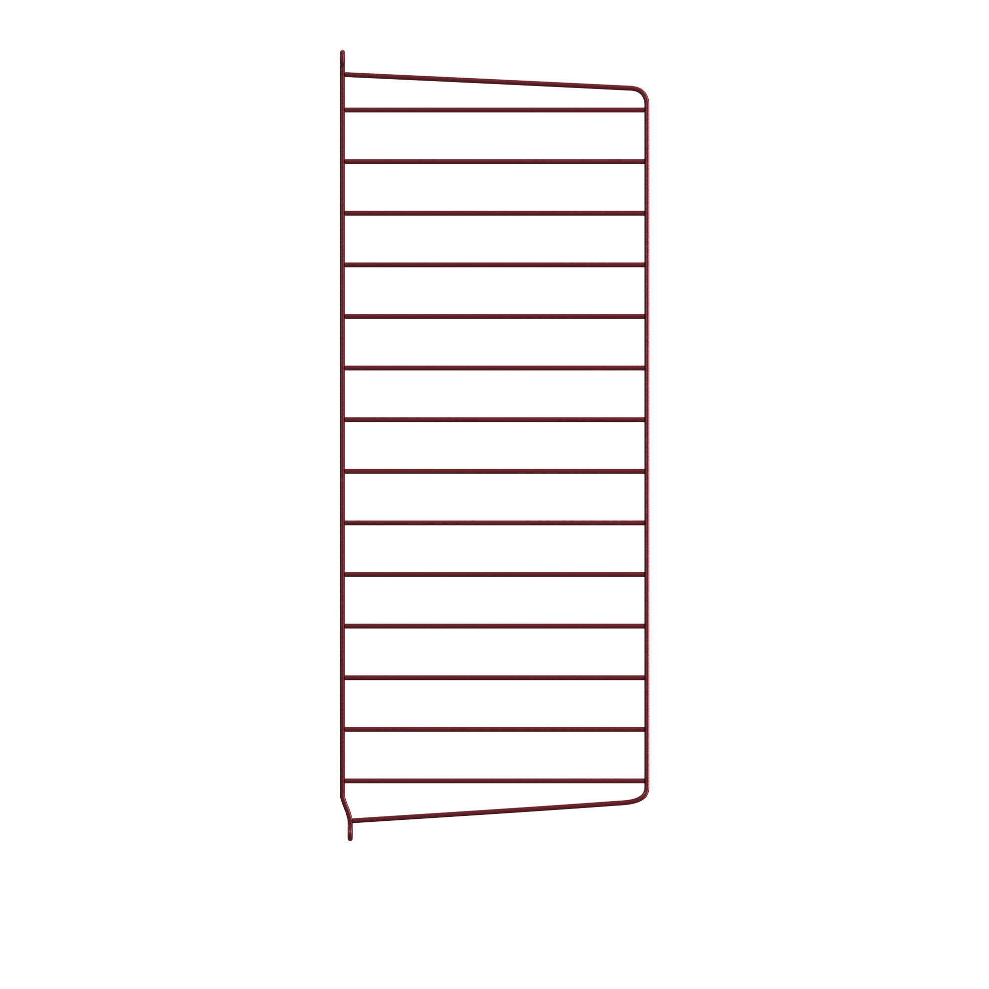 String - Väggavel 75 x 30 cm 1-pack mörkröd - Hyllor & Hyllsystem - Röd - Metall