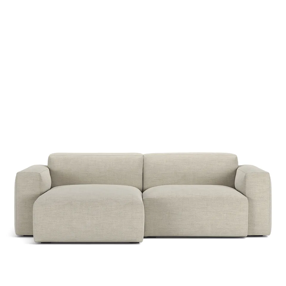 Brick 2-Seater Chaise Lounge Left Sienna 102 Removable Upholstery