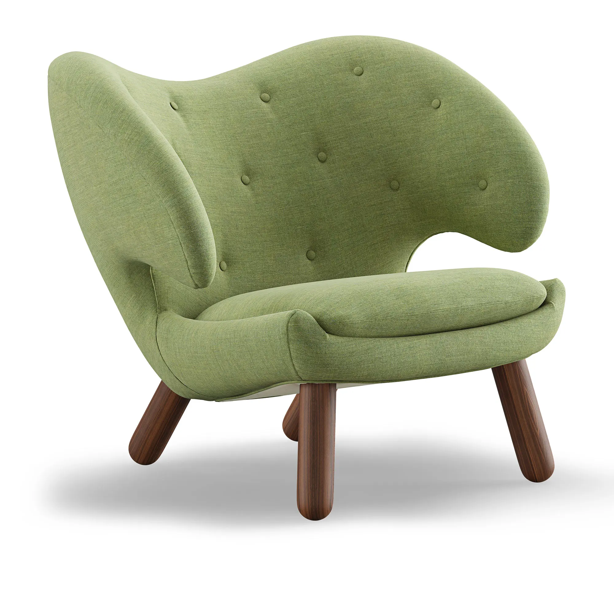 Pelican fåtölj Walnut