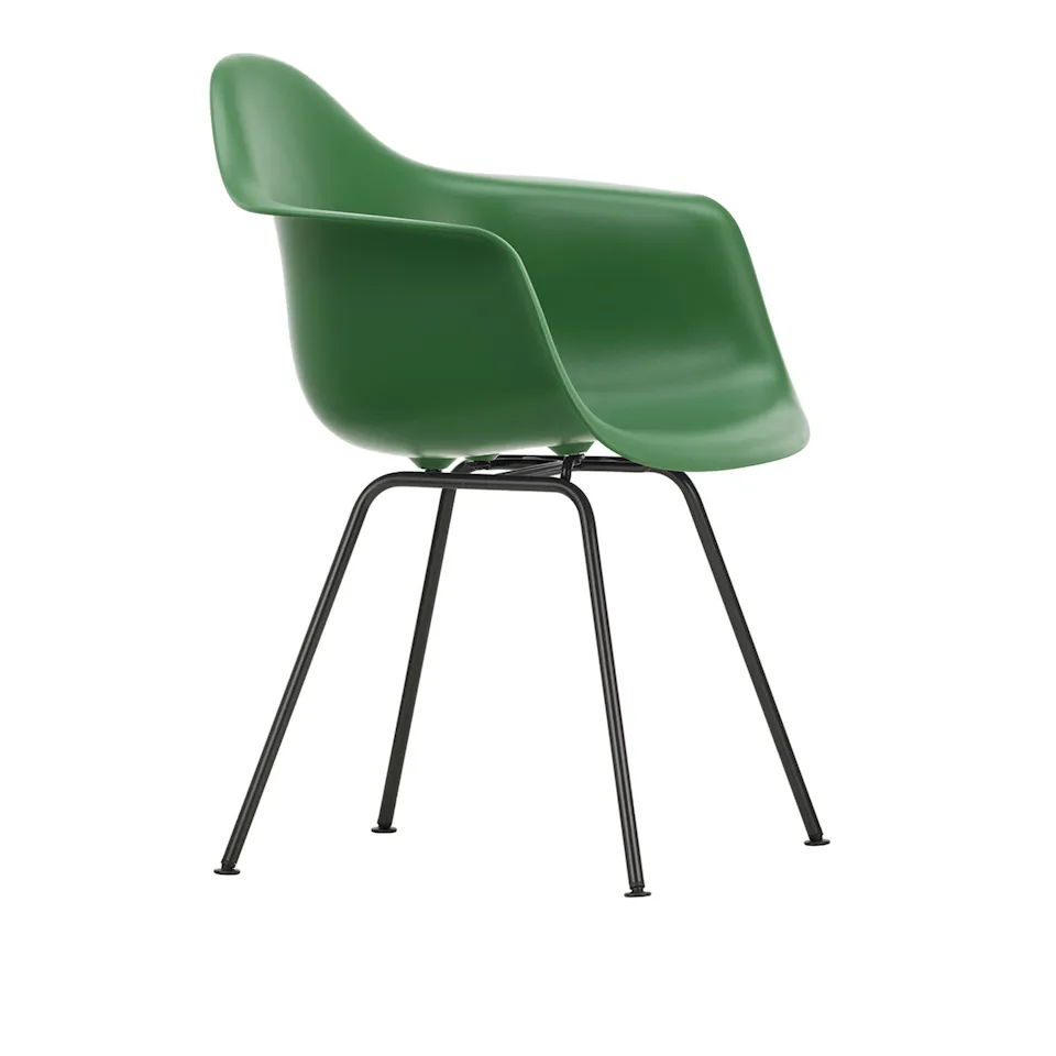 Eames RE Plastic Armchair DAX matstol Basic Dark