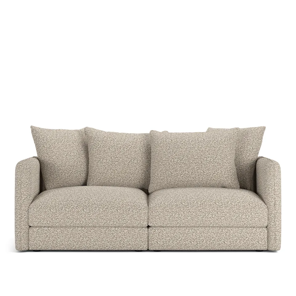 Pavarotti 2-Seater, Fixed Cover, Cushion Variant 01, Vellus 03
