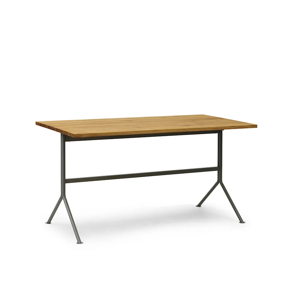 Kip Desk Grey Steel