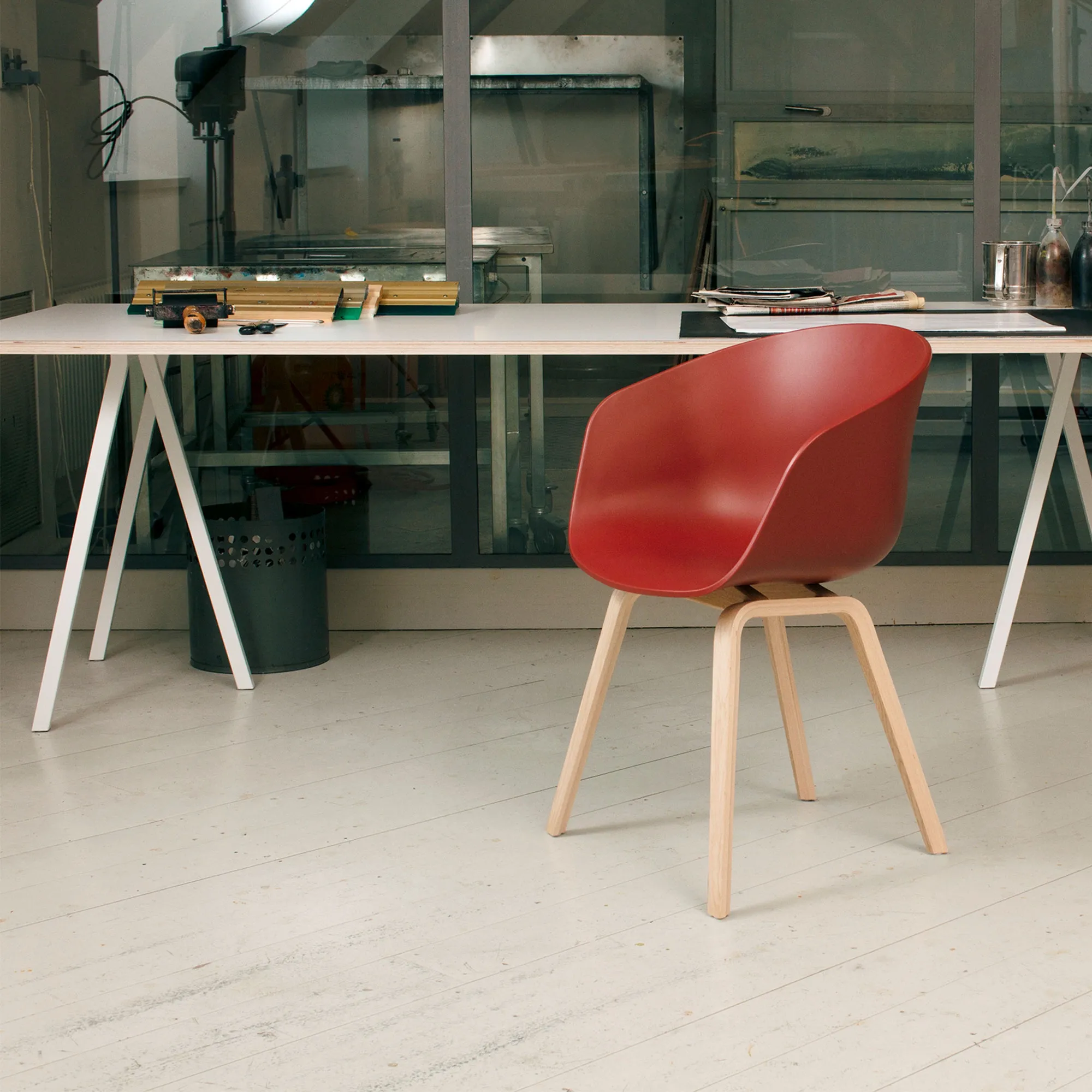 Loop Stand bord med förstärkningsskiva 180 cm
