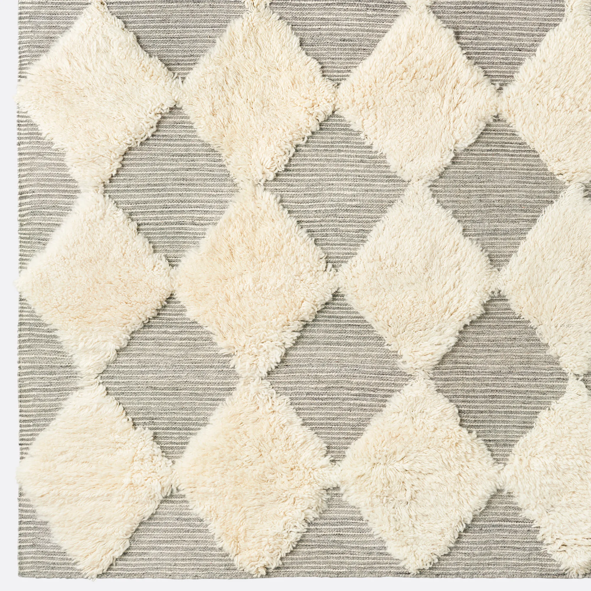Chess Rug Grey
