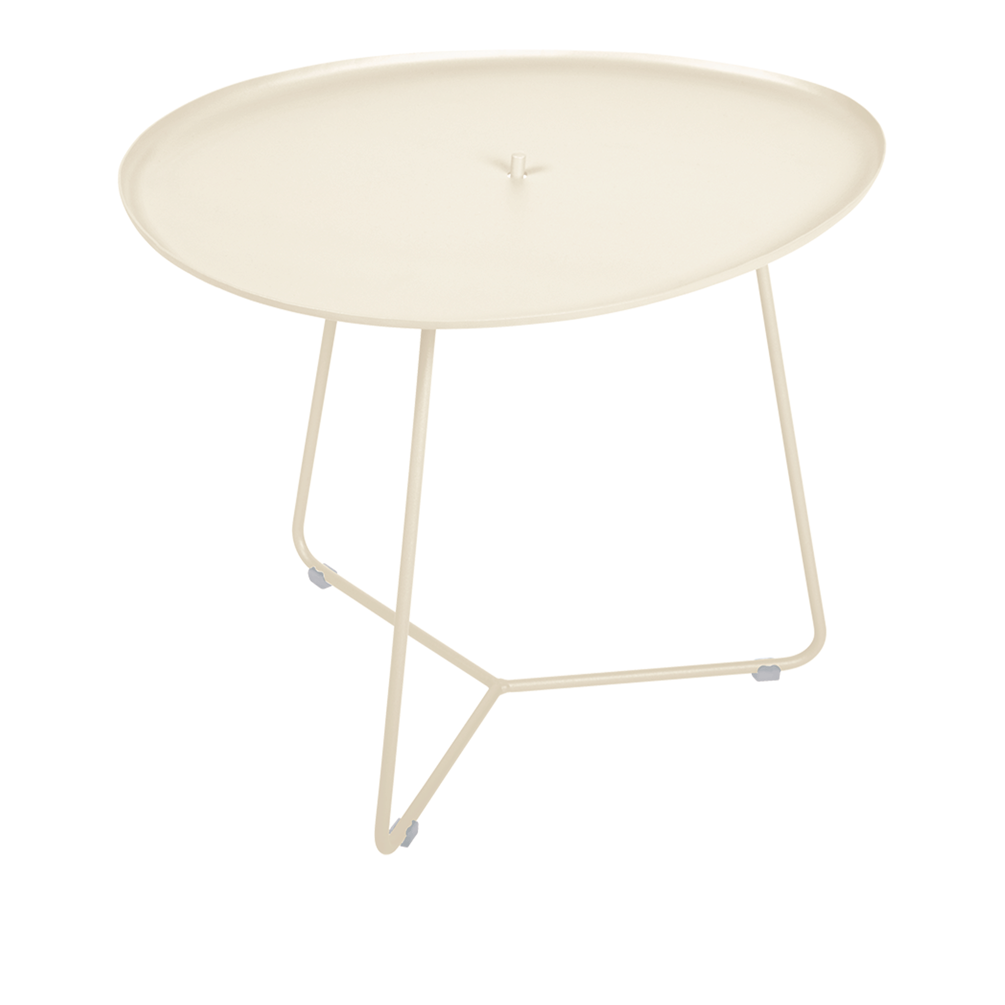 Fermob - Cocotte Low Table, Removable Table Top 55 X 44.5 Cm, Latte Beige - Sm&aring;bord och sidobord utomhus