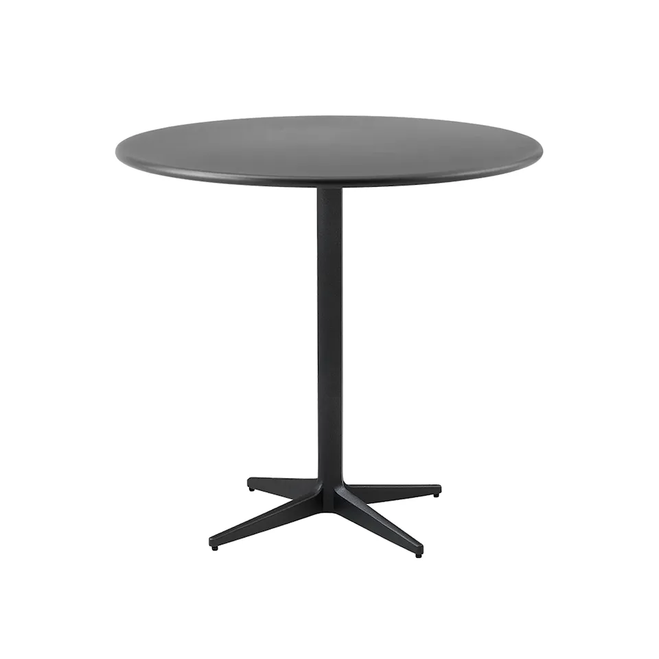 Drop cafébord dia. 80 cm Lava Grey