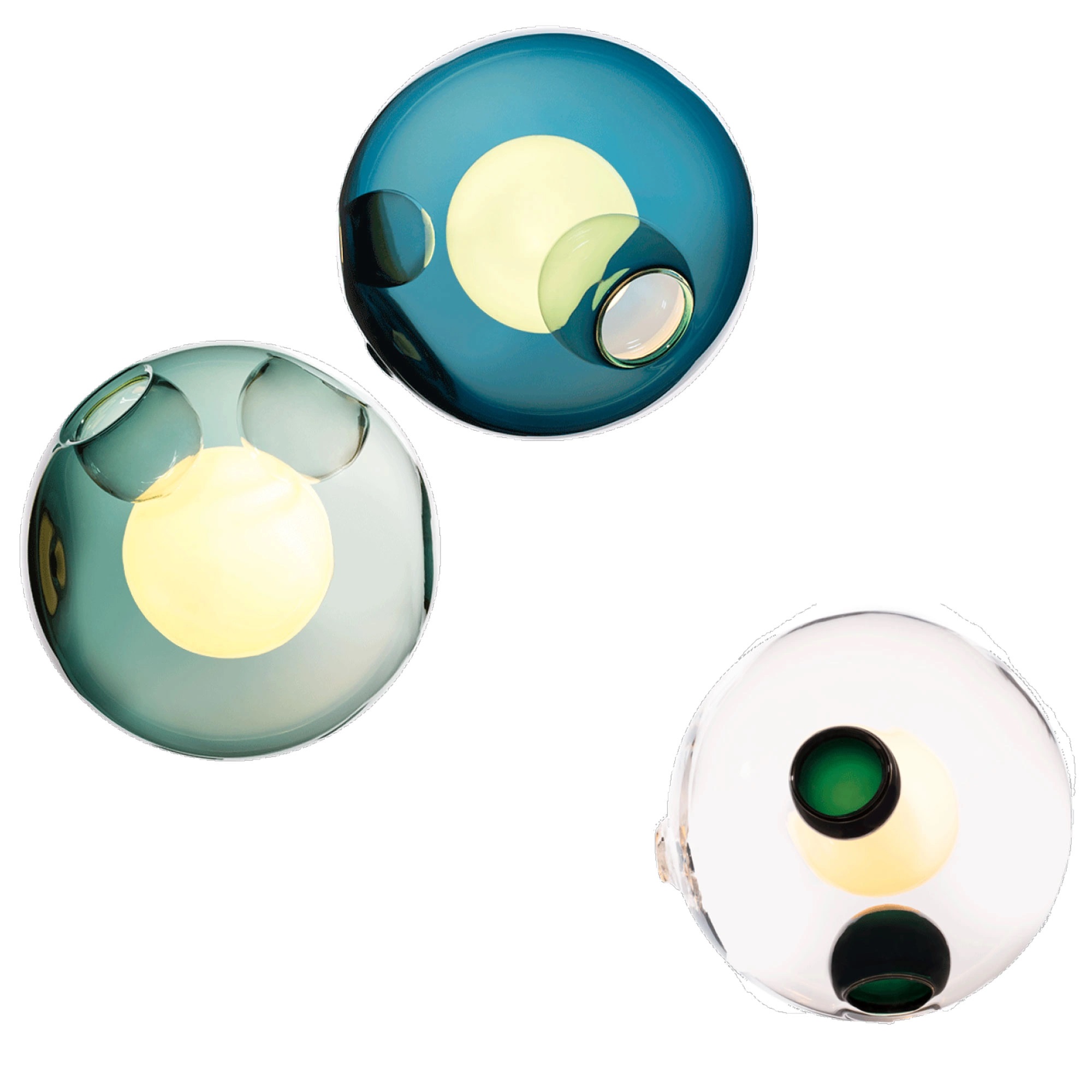 Bocci - 28.3 Random, Multi - 16 Xenon - Pendellampor - Omer Arbel - Flerfärgad