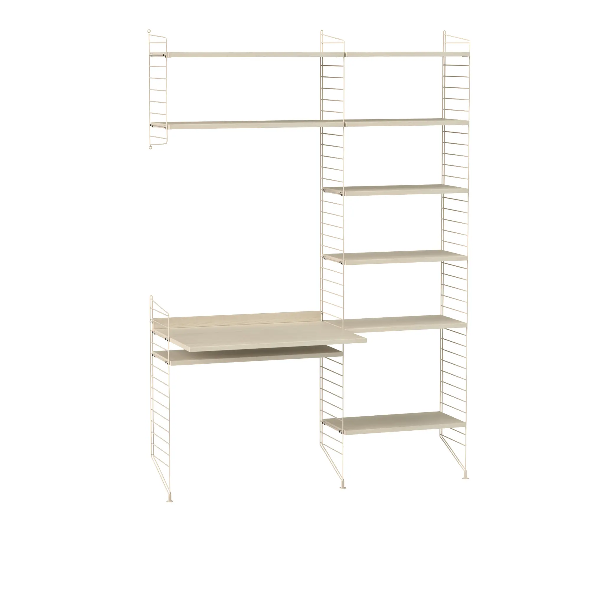 Kontor hyllesystem G ask/beige