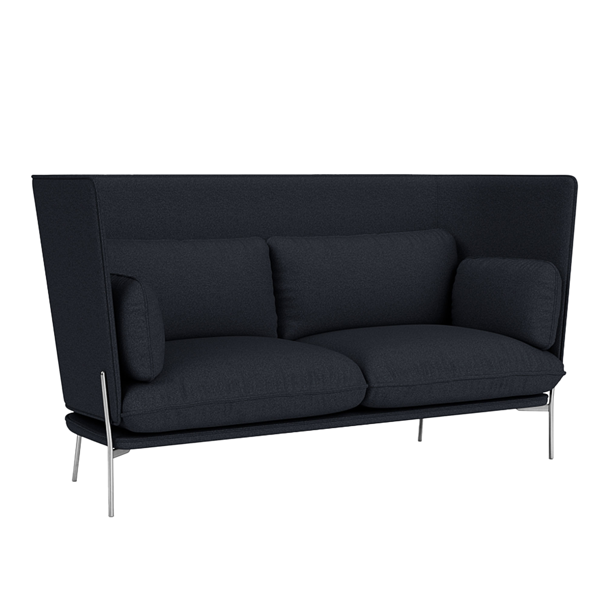 &Tradition - Cloud LN7 - Chrome - Fabric cat.2 - Hallingdal 65 180 - Soffor - Luca Nichetto