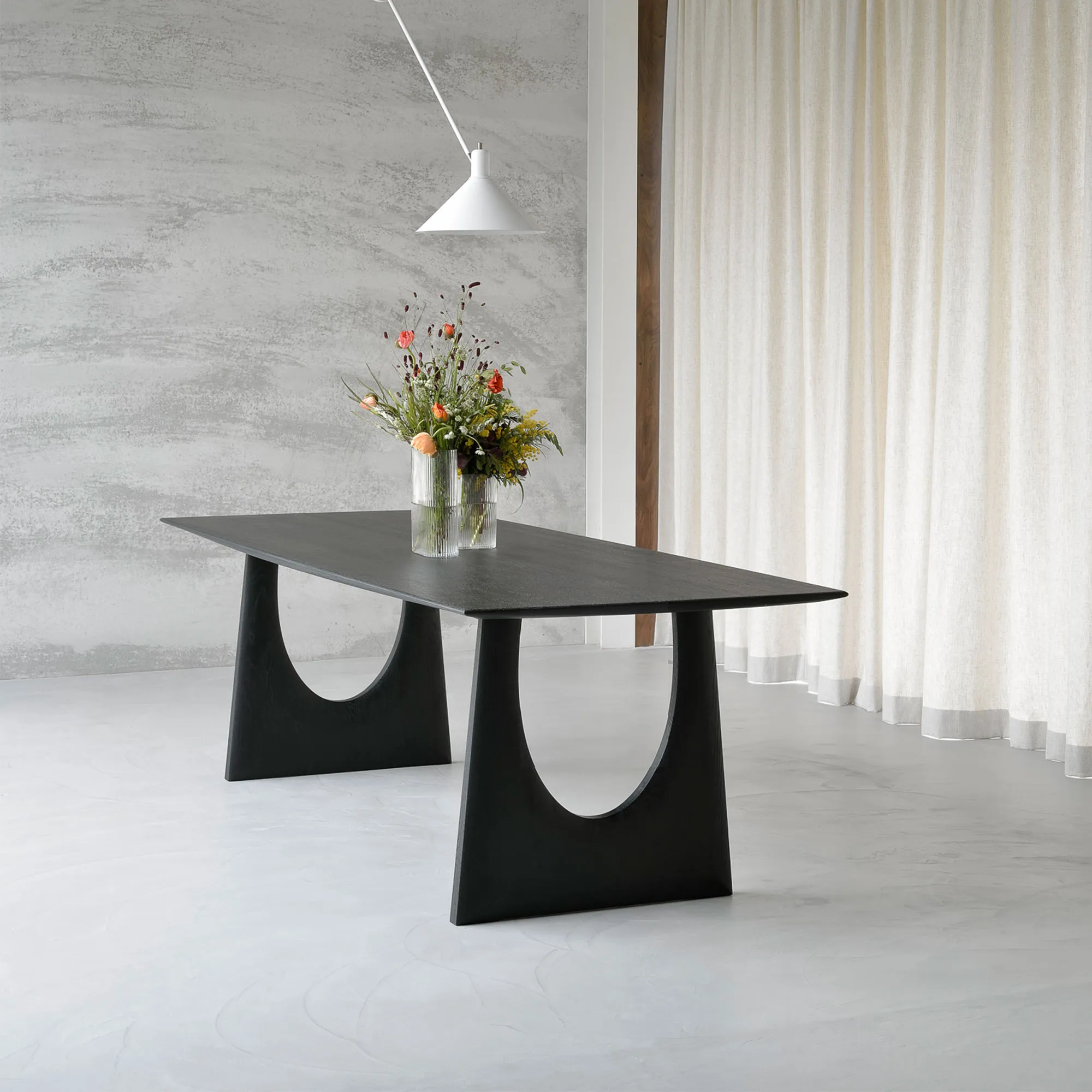 Geometric Dining Table Oak